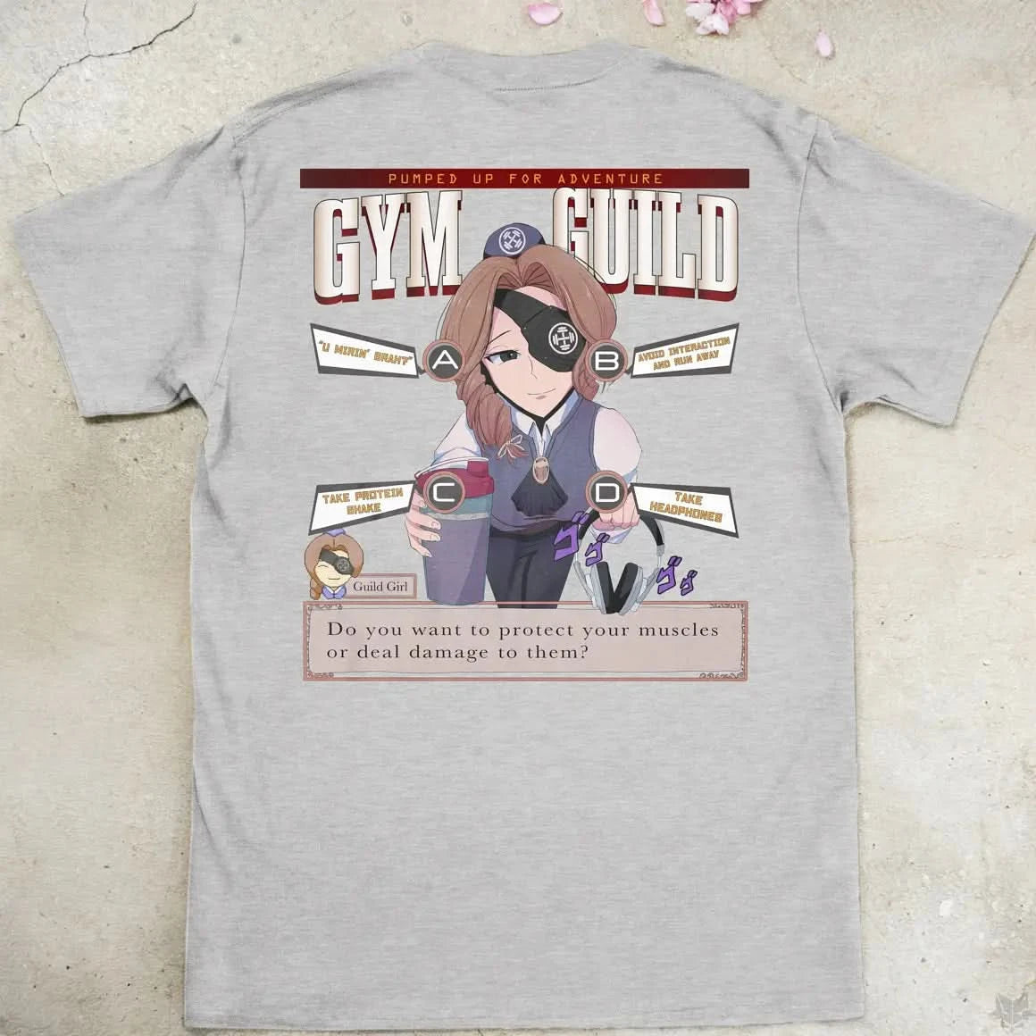 Gym Guild | back print ❀ T-shirt