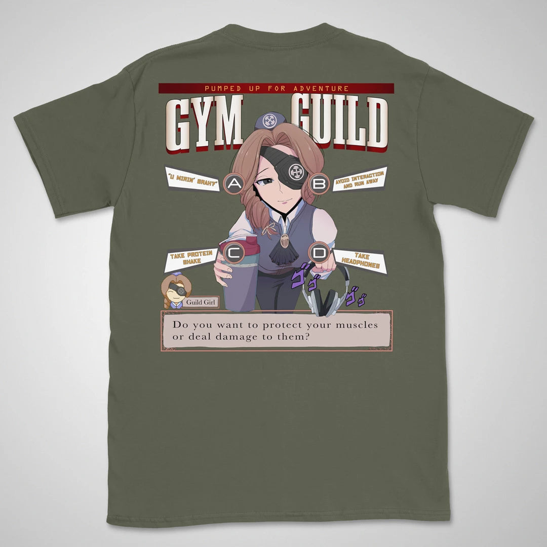 Gym Guild | back print ❀ T-shirt