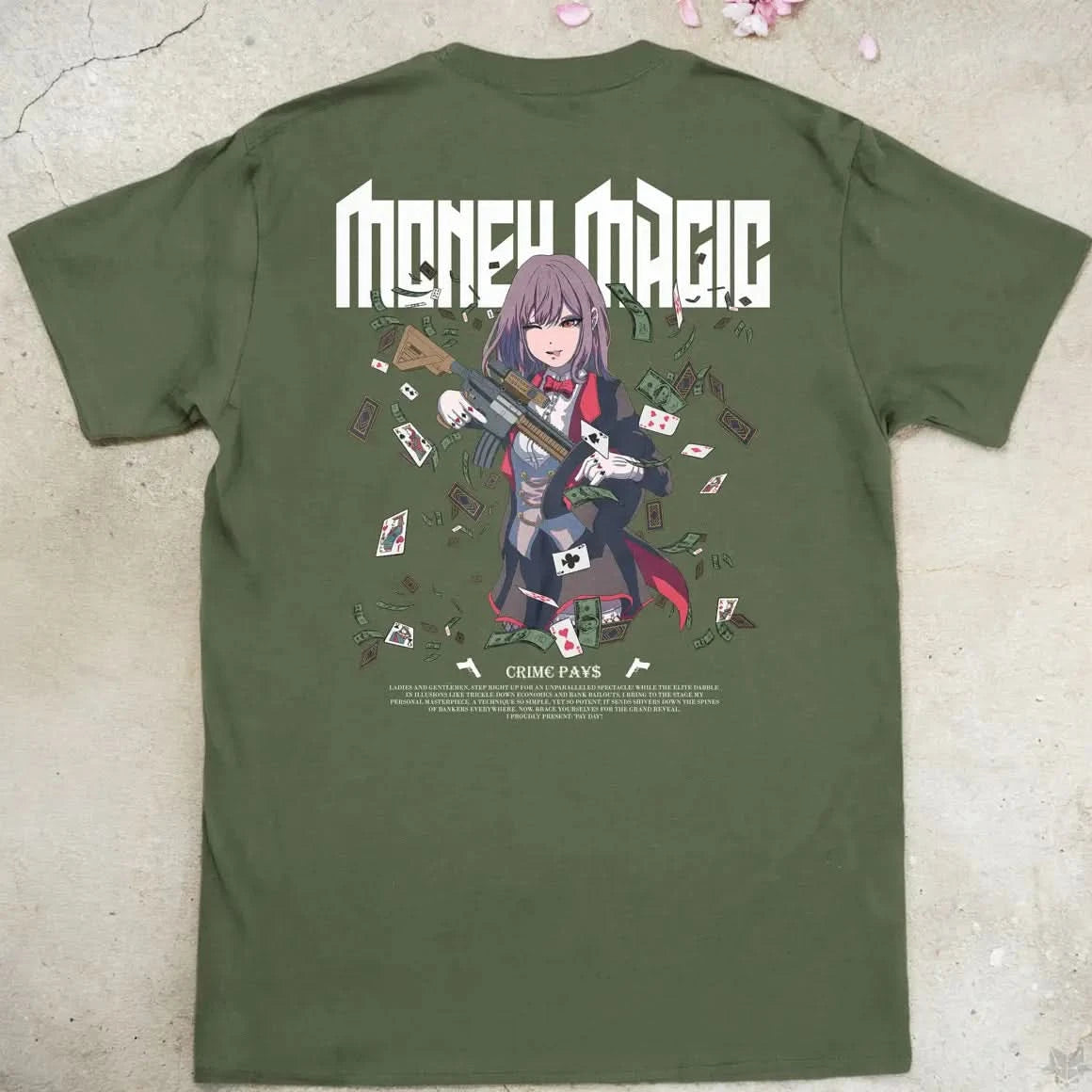 Mahou Shoujo Money Magic Gen2 | back print ❀ T-shirt