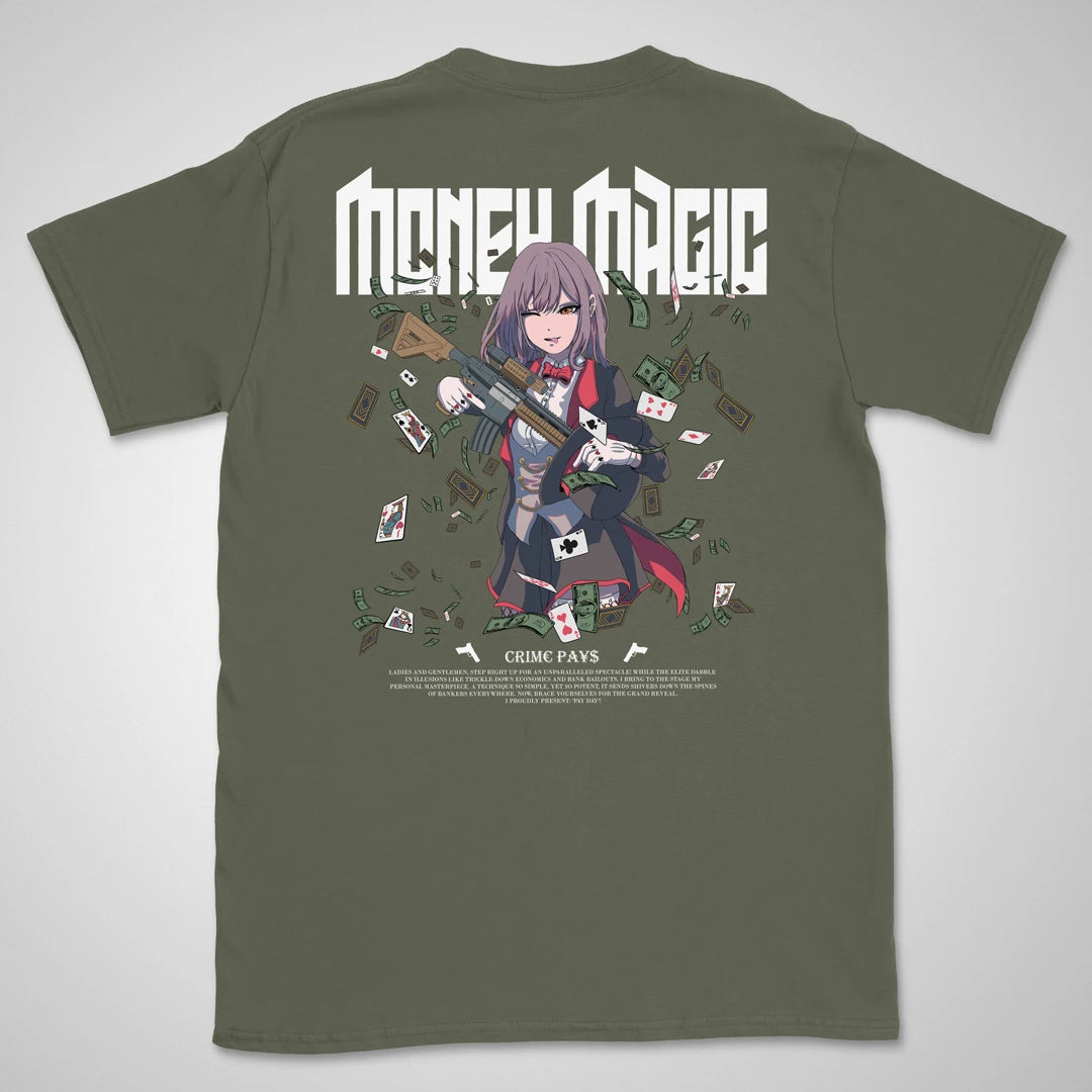 Mahou Shoujo Money Magic Gen2 | back print ❀ T-shirt