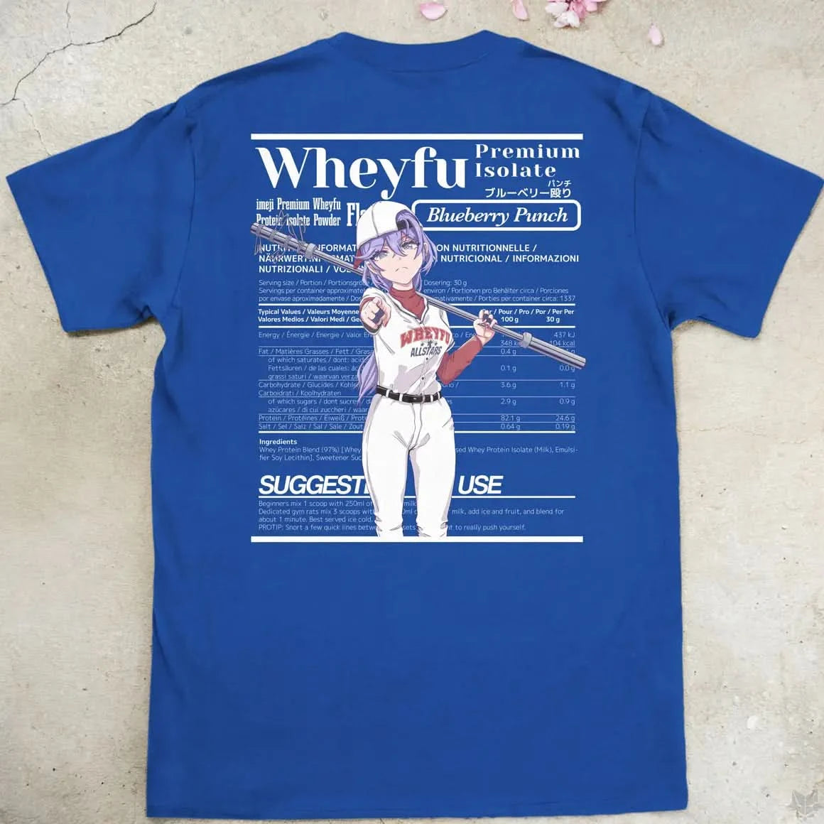 Wheyfu Blueberry Punch | back print ❀ T-shirt