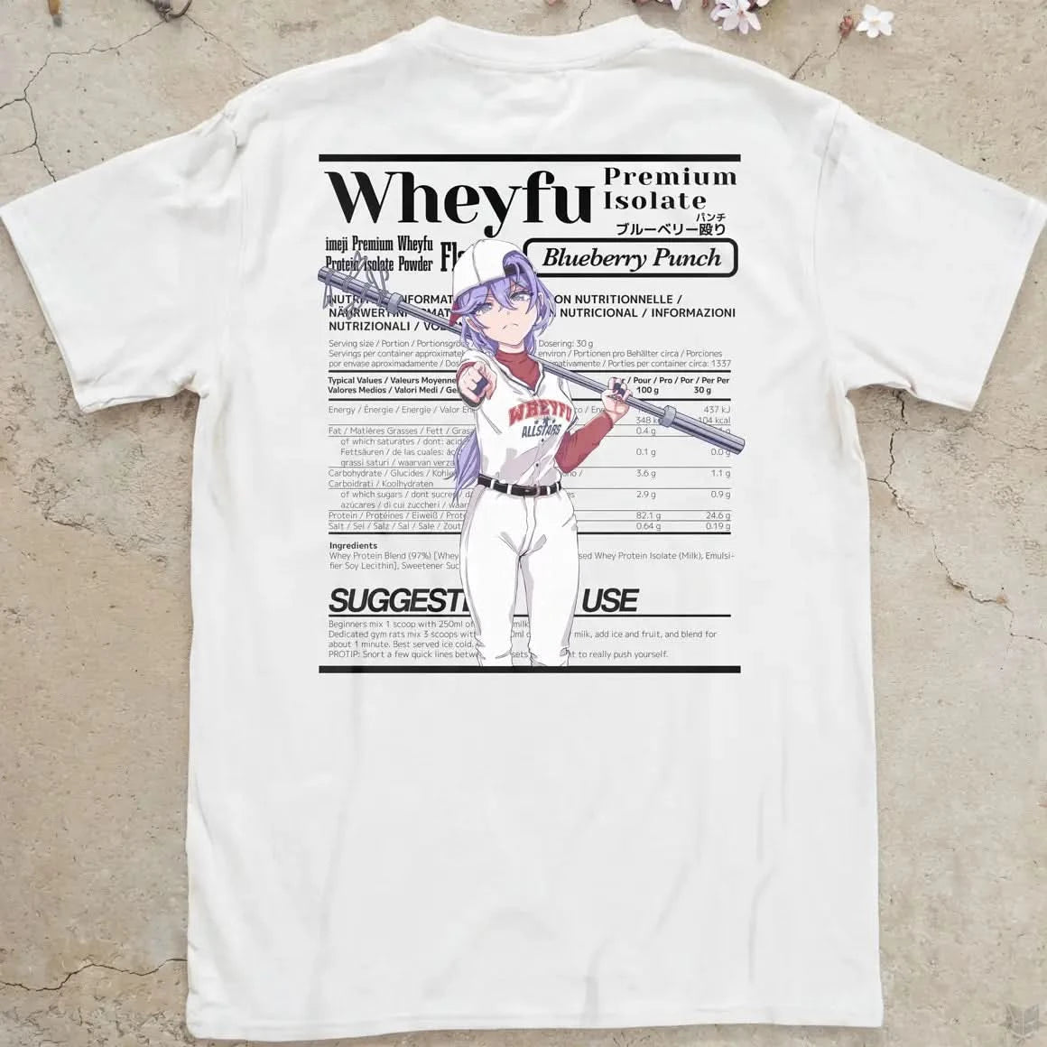 Wheyfu Blueberry Punch | back print ❀ T-shirt