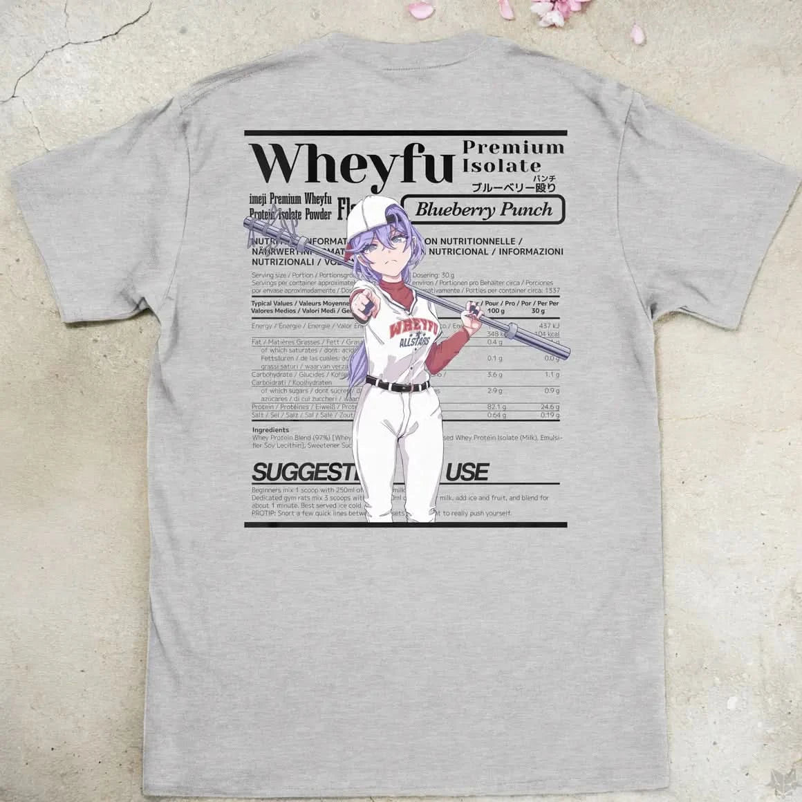 Wheyfu Blueberry Punch | back print ❀ T-shirt