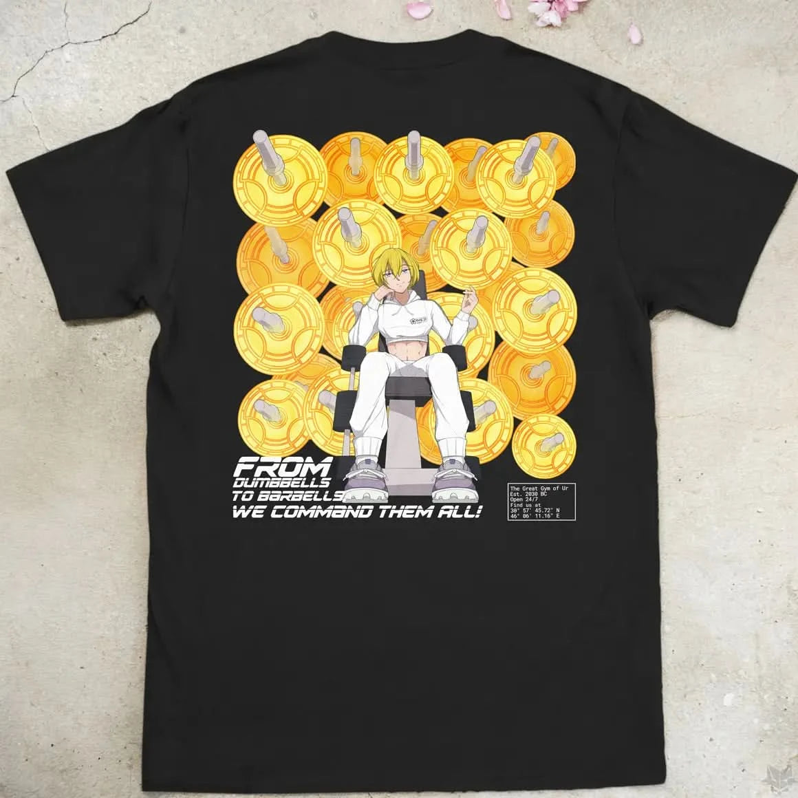 Ur Gym Noble Phantasm Gen2 | back print ❀ T-shirt