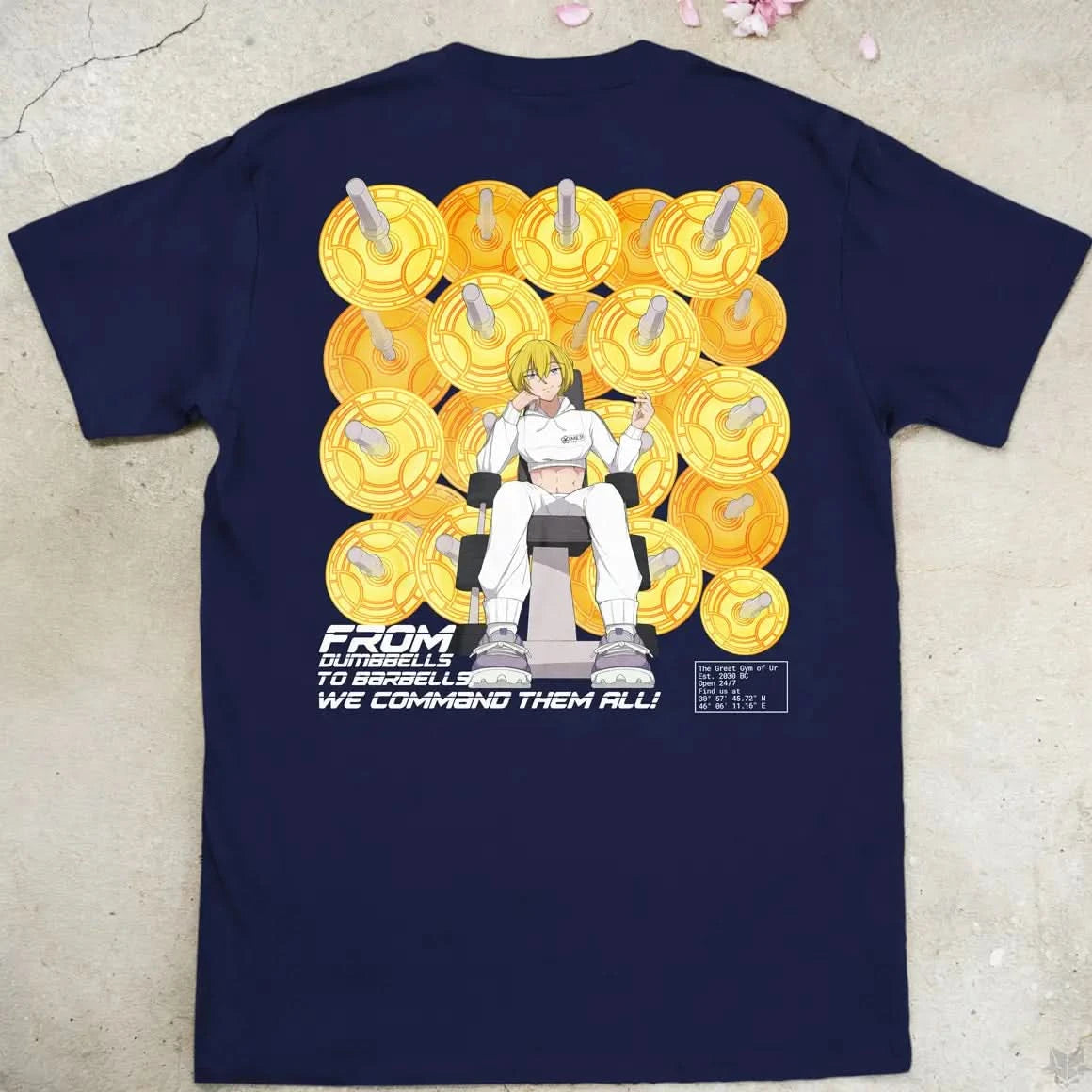 Ur Gym Noble Phantasm Gen2 | back print ❀ T-shirt