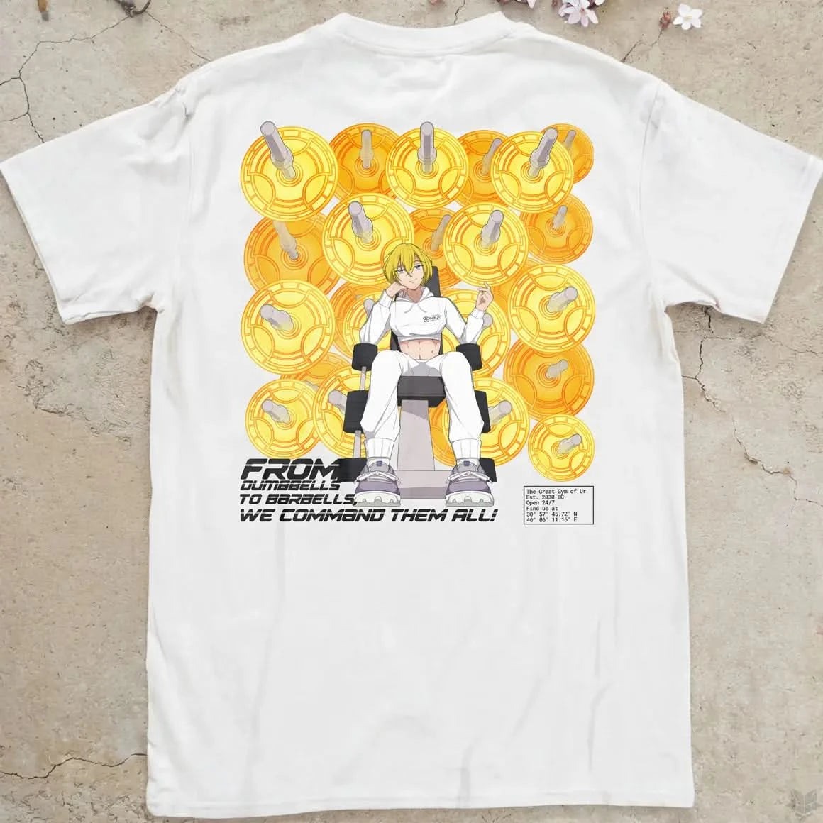 Ur Gym Noble Phantasm Gen2 | back print ❀ T-shirt
