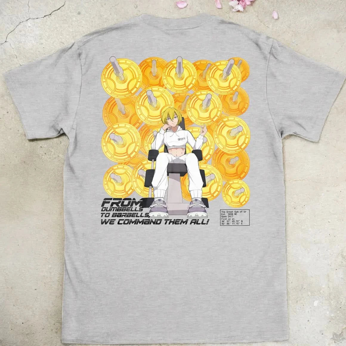Ur Gym Noble Phantasm Gen2 | back print ❀ T-shirt