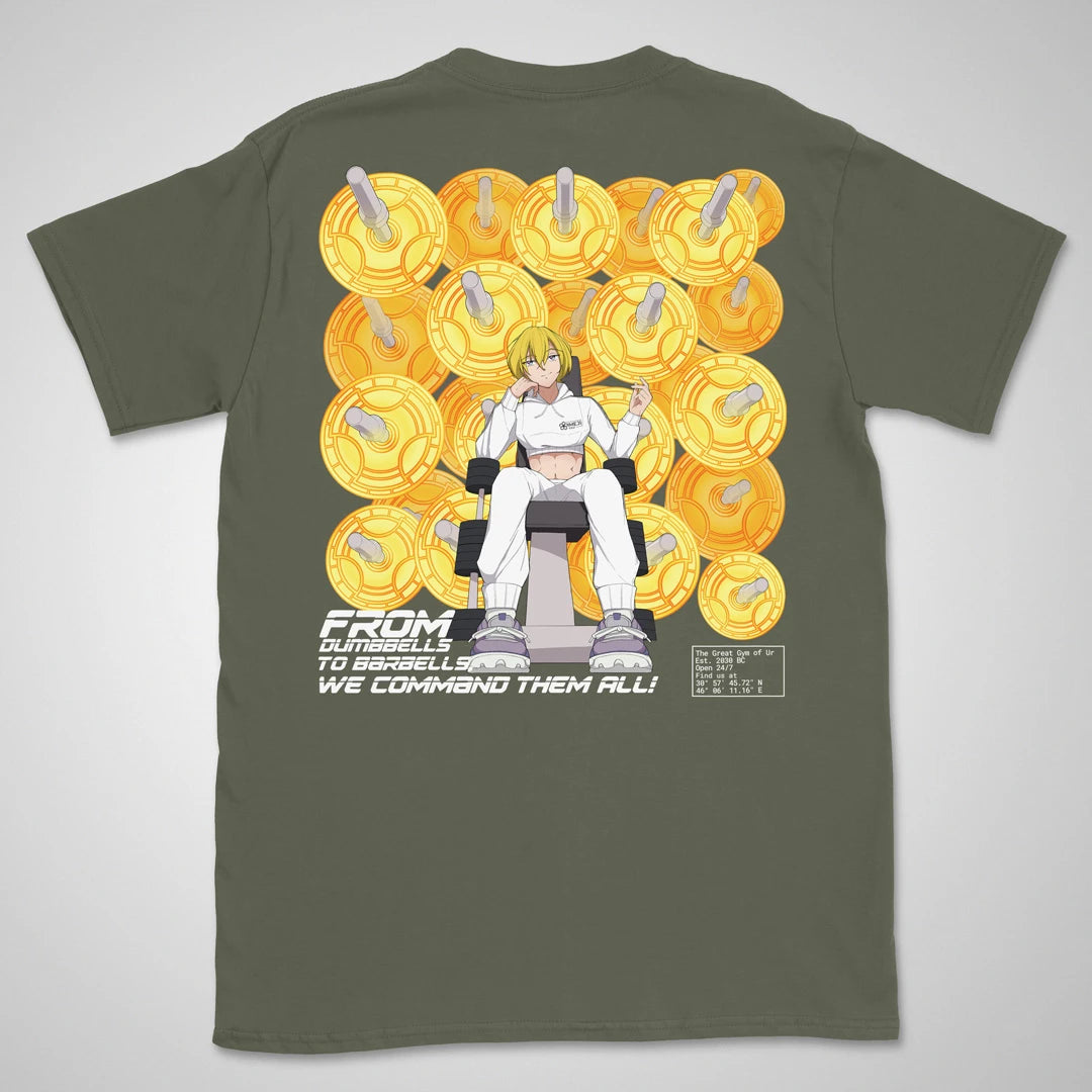 Ur Gym Noble Phantasm Gen2 | back print ❀ T-shirt