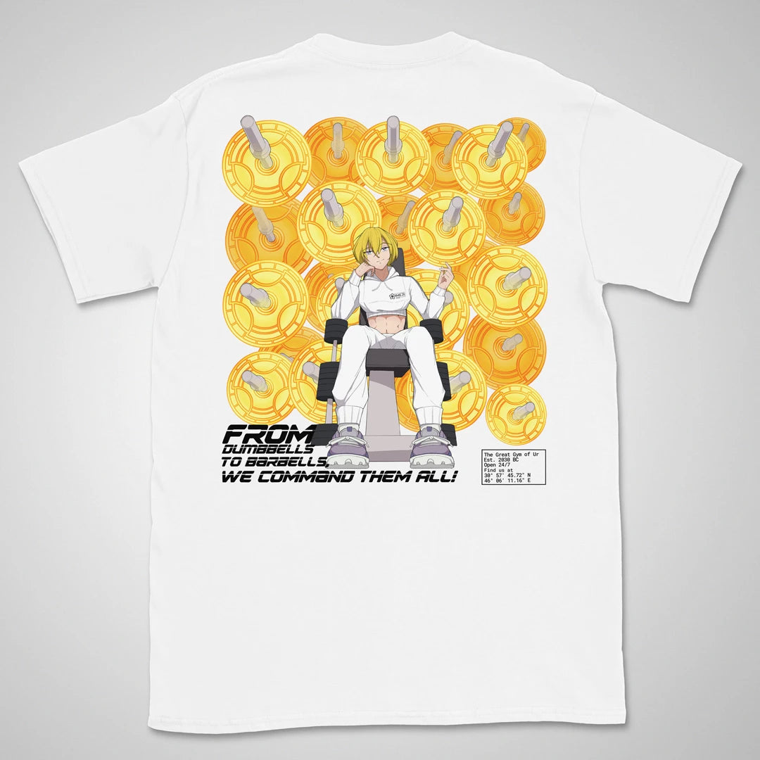 Ur Gym Noble Phantasm Gen2 | back print ❀ T-shirt