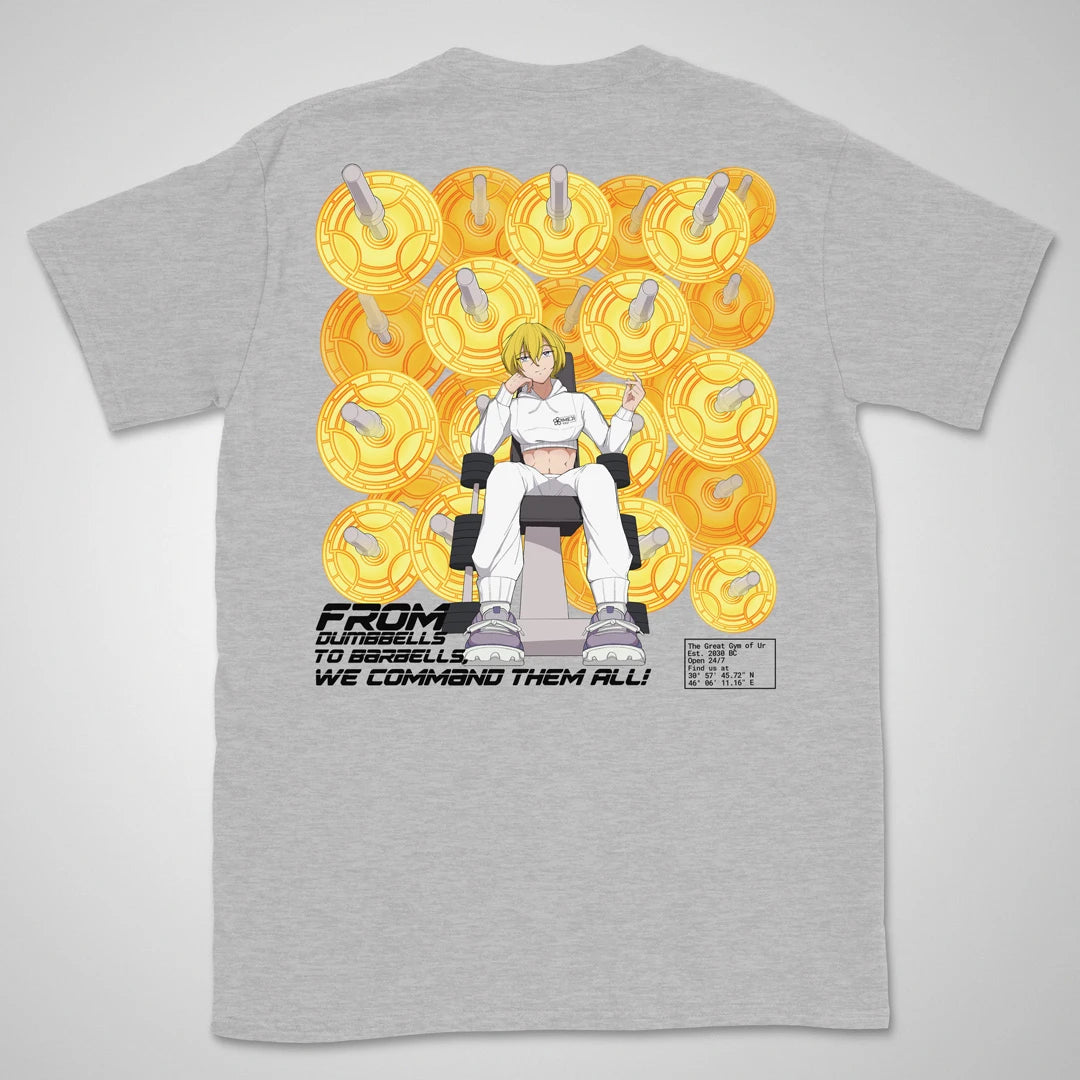 Ur Gym Noble Phantasm Gen2 | back print ❀ T-shirt