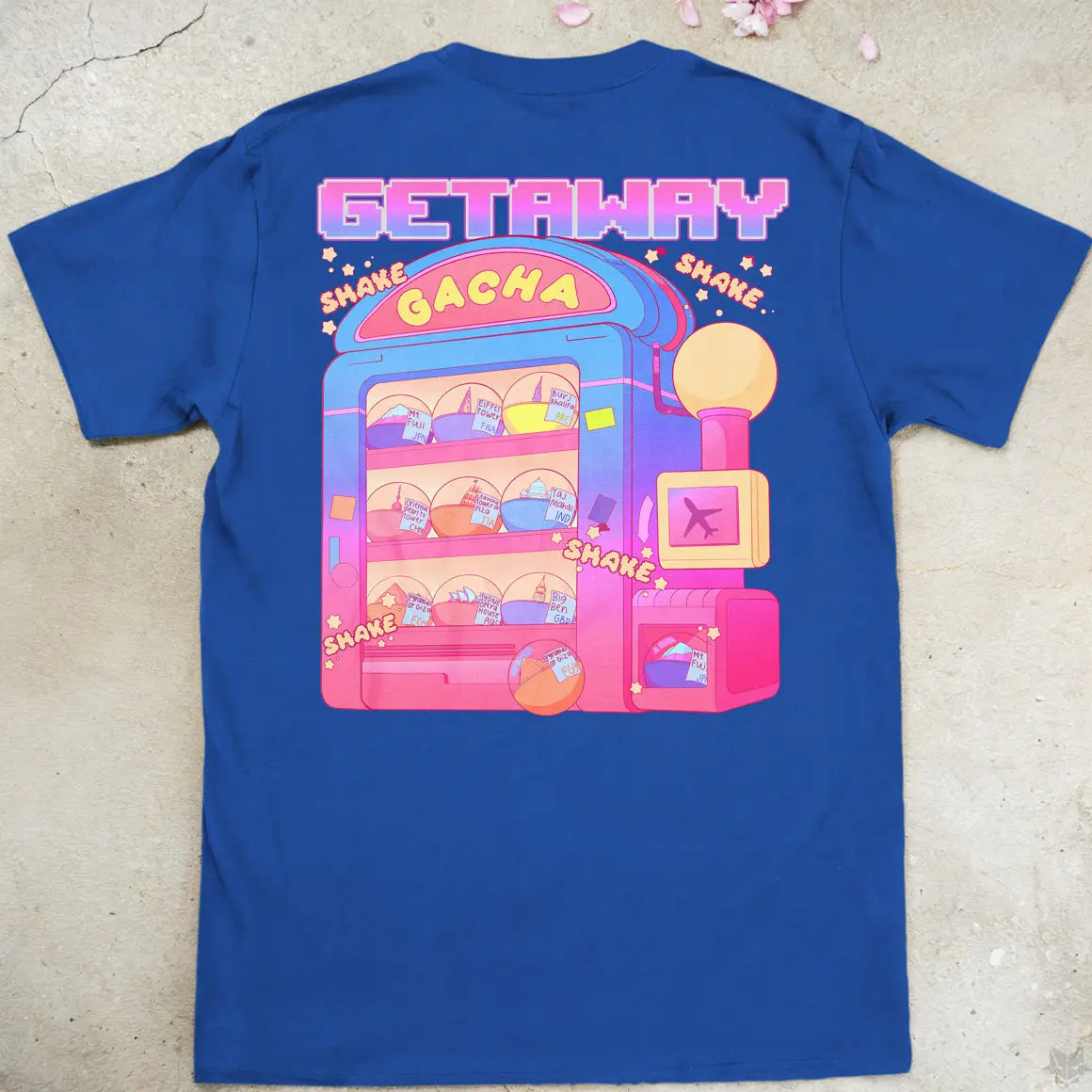 Gacha Getaway | back print ❀ T-shirt