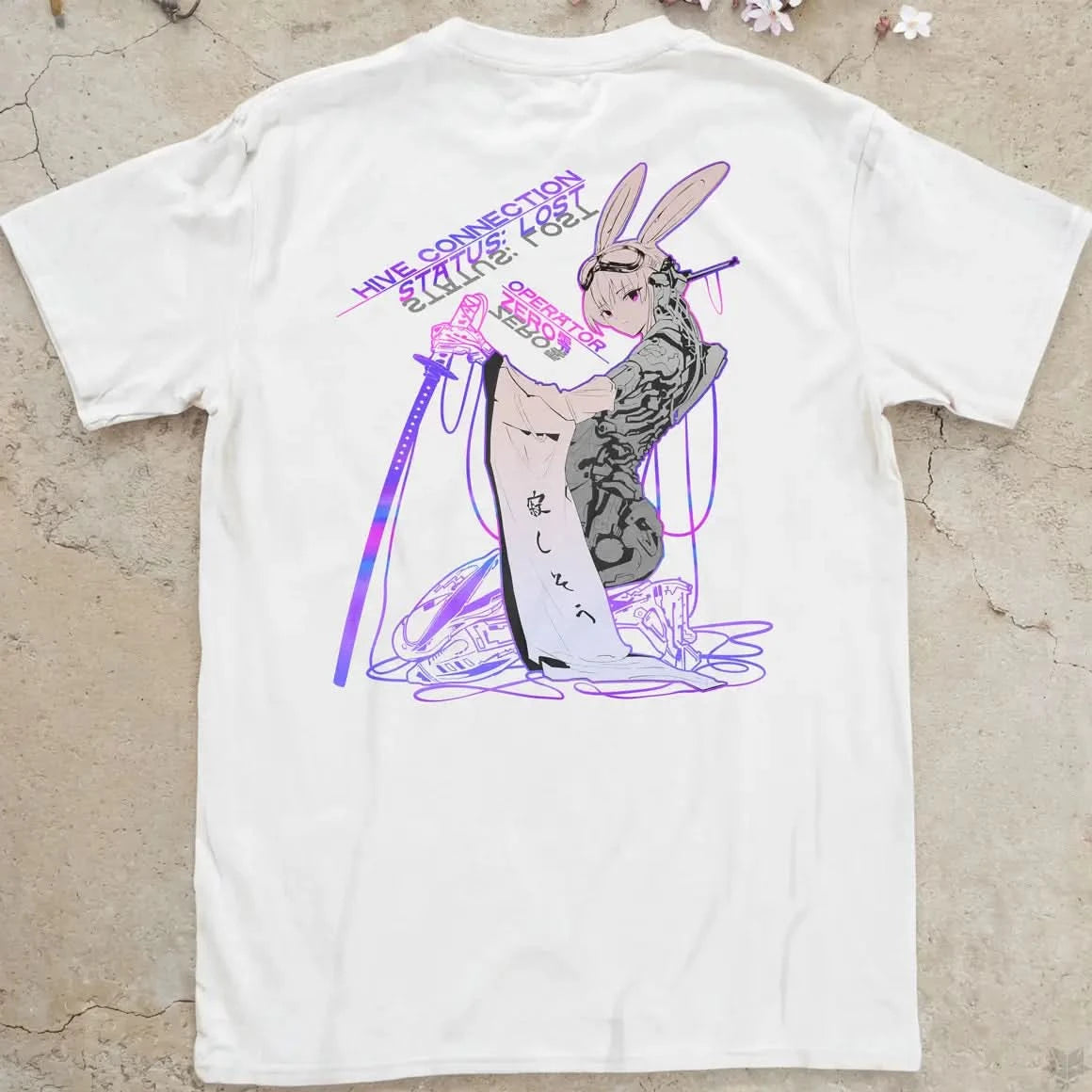 Operator Zero 零 Amethyst | back print ❀ T-shirt