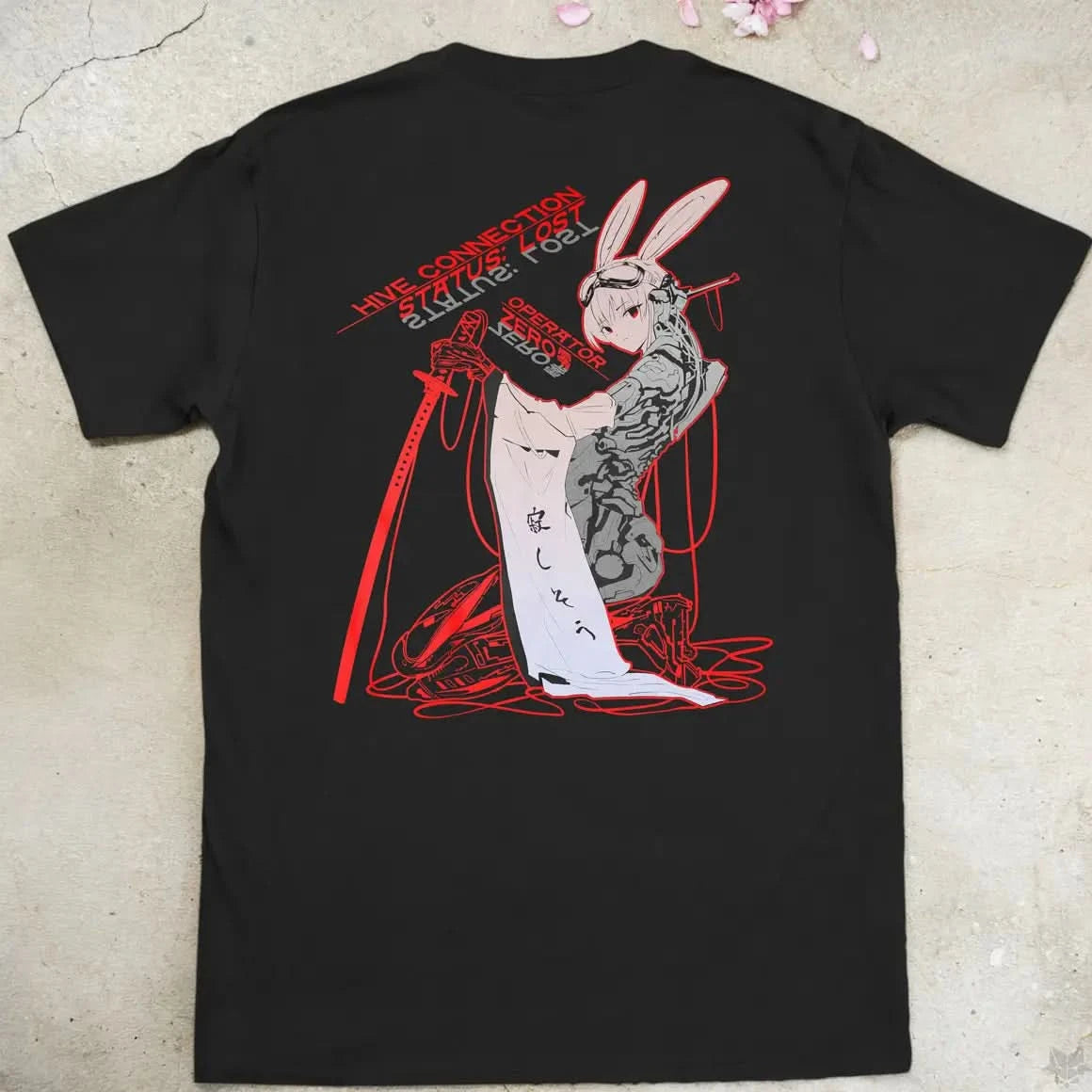 Operator Zero 零 Ruby | back print ❀ T-shirt