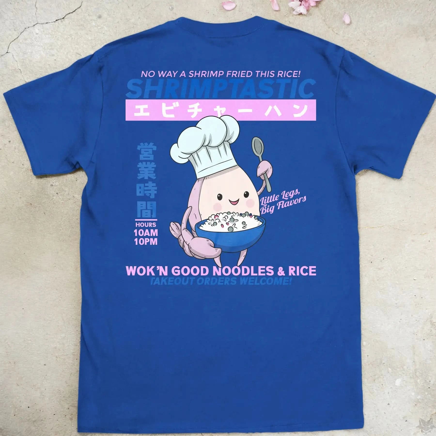 Shrimptastic Gen1 | back print ❀ T-shirt