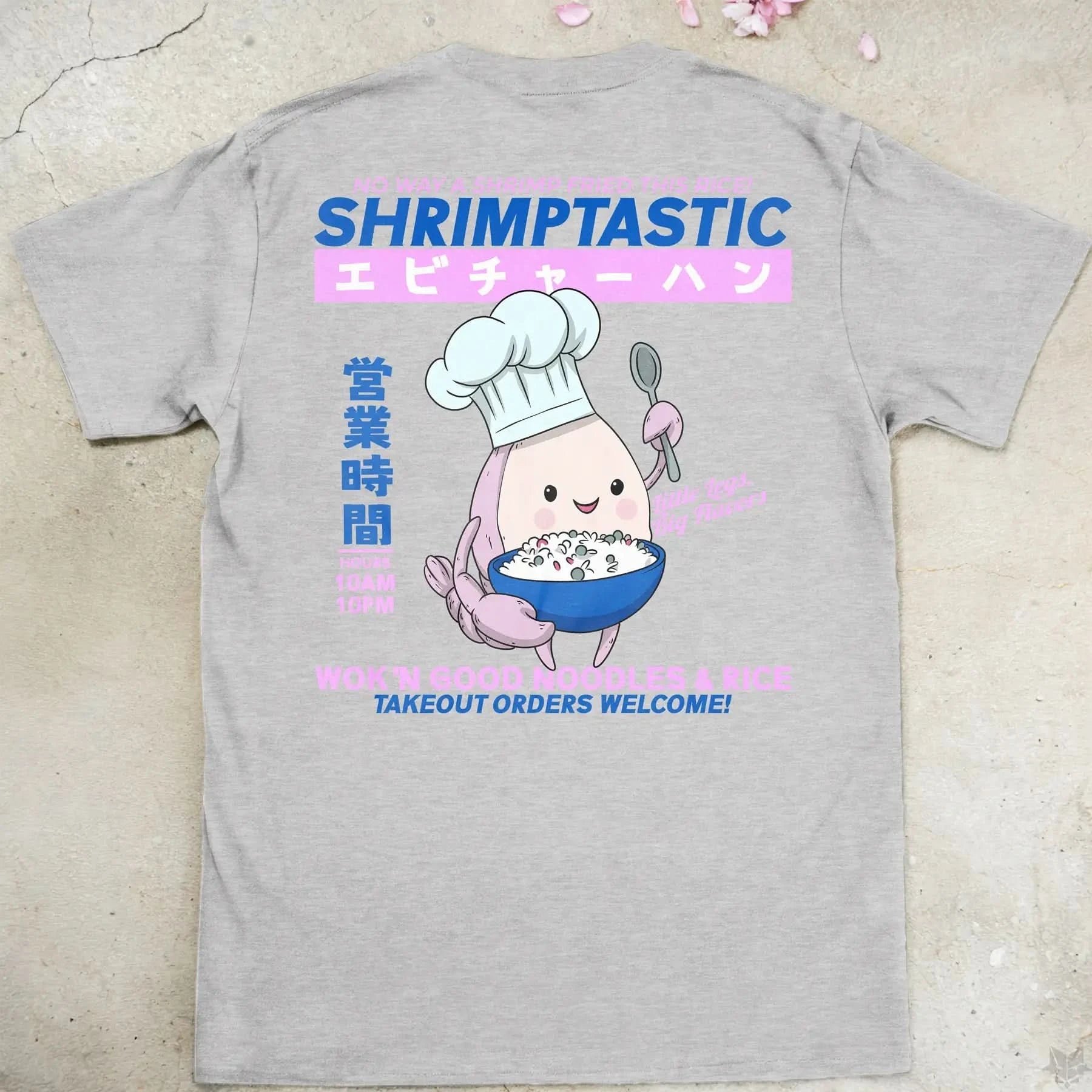 Shrimptastic Gen1 | back print ❀ T-shirt