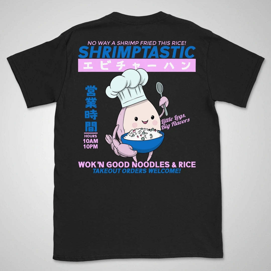 Shrimptastic Gen1 | back print ❀ T-shirt