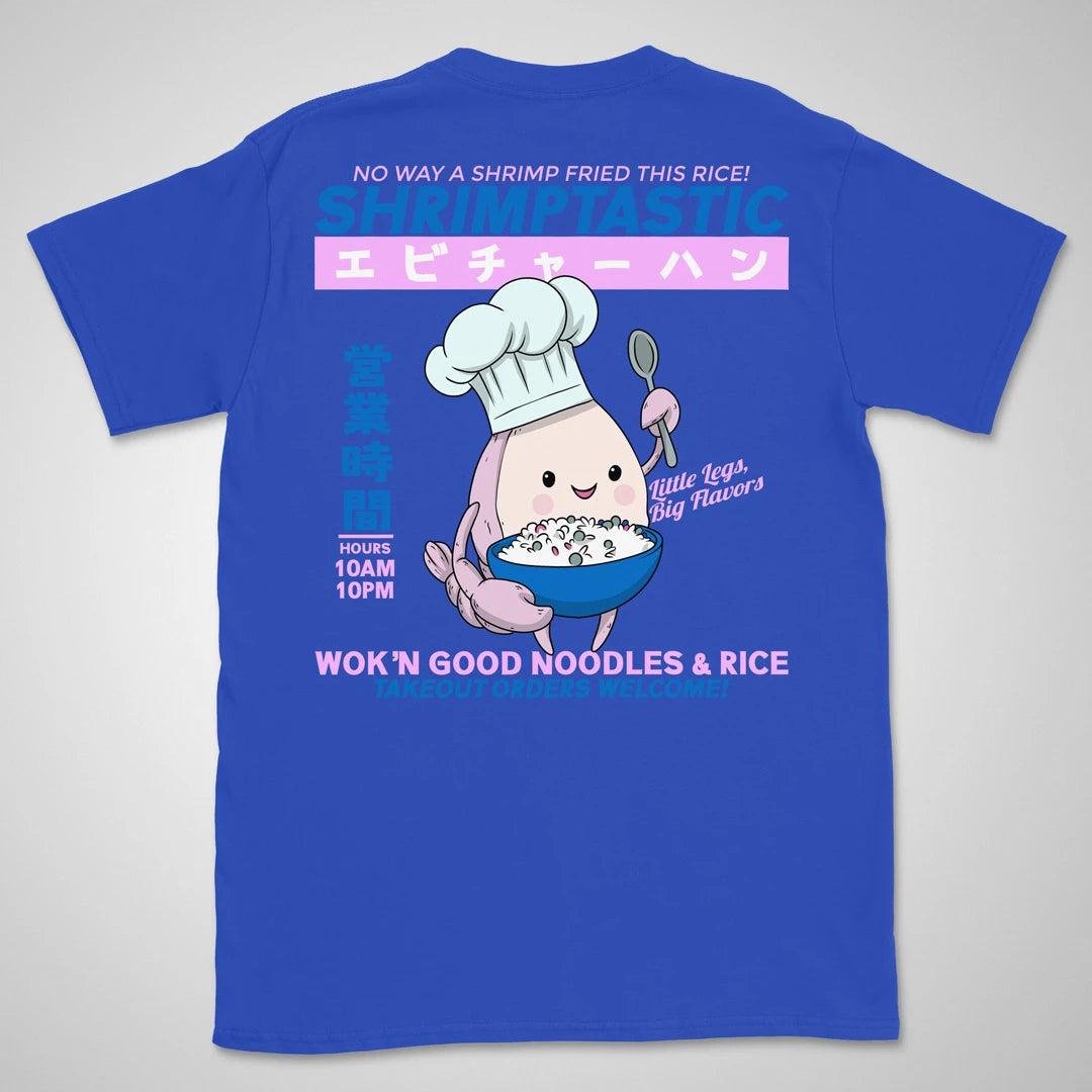 Shrimptastic Gen1 | back print ❀ T-shirt