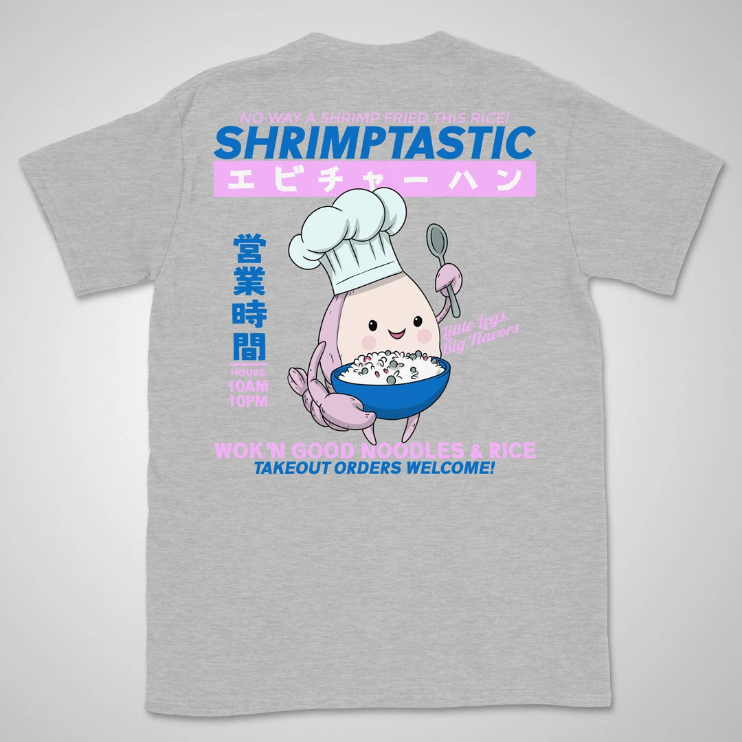 Shrimptastic Gen1 | back print ❀ T-shirt