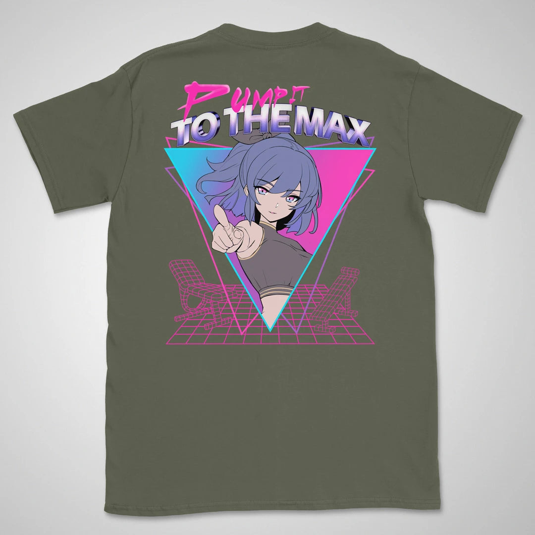 Pump It To The Max Gen1 | back print ❀ T-shirt