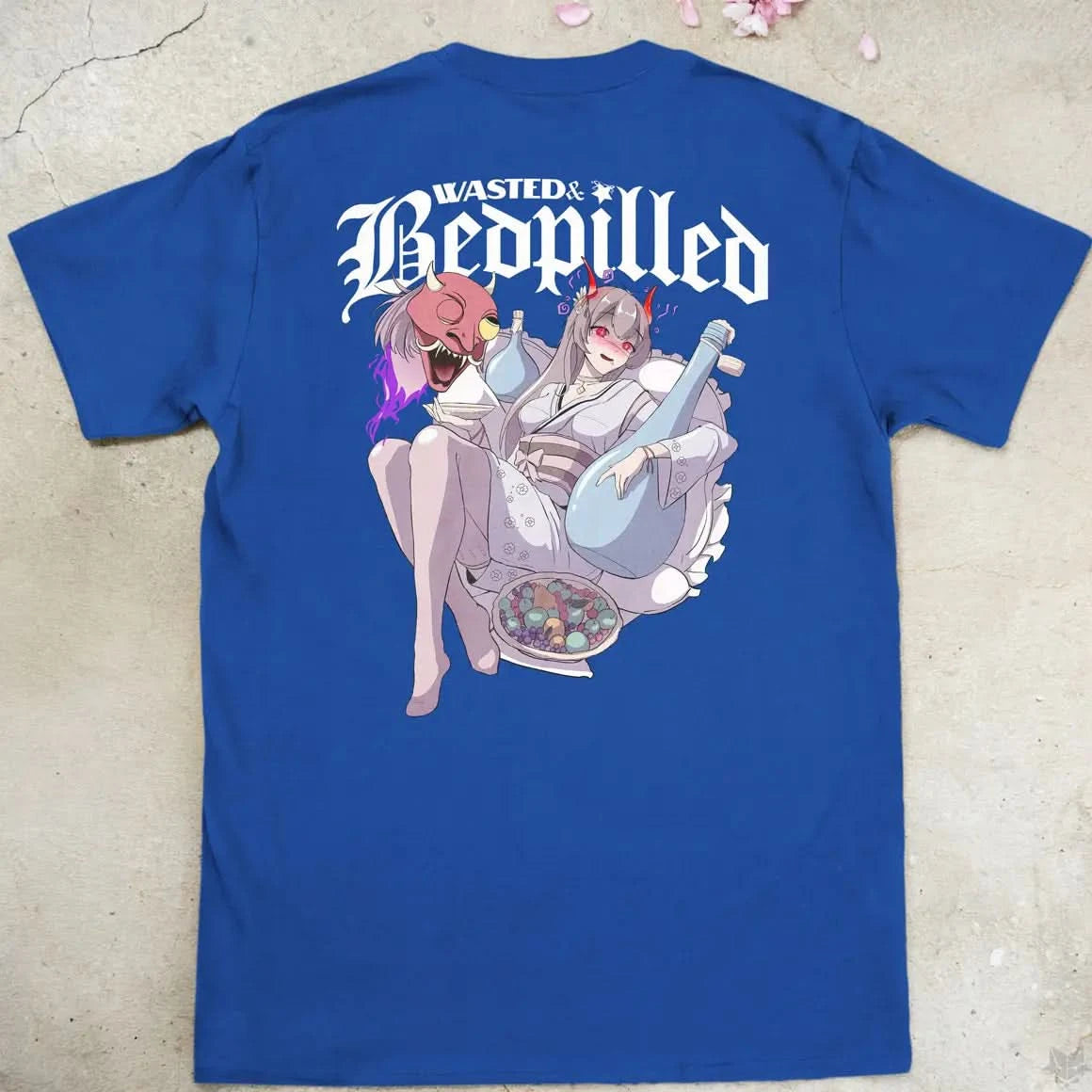 Wasted & Bedpilled Gen2 | back print ❀ T-shirt
