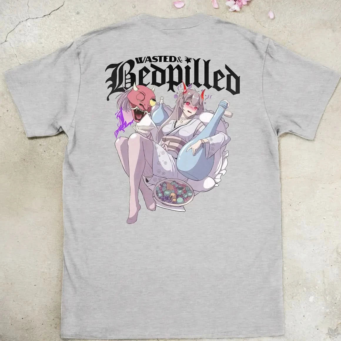Wasted & Bedpilled Gen2 | back print ❀ T-shirt