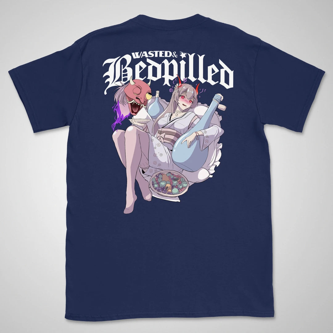 Wasted & Bedpilled Gen2 | back print ❀ T-shirt