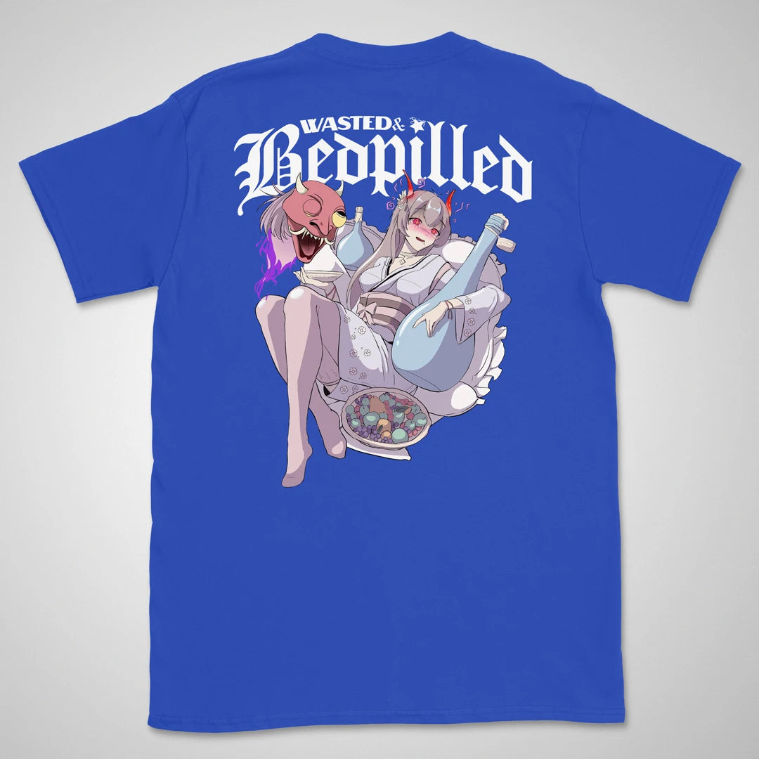 Wasted & Bedpilled Gen2 | back print ❀ T-shirt