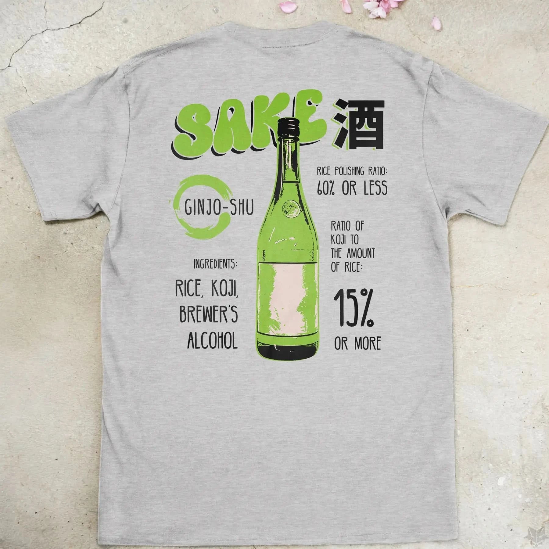 Sake Ginjo-shu | back print ❀ T-shirt