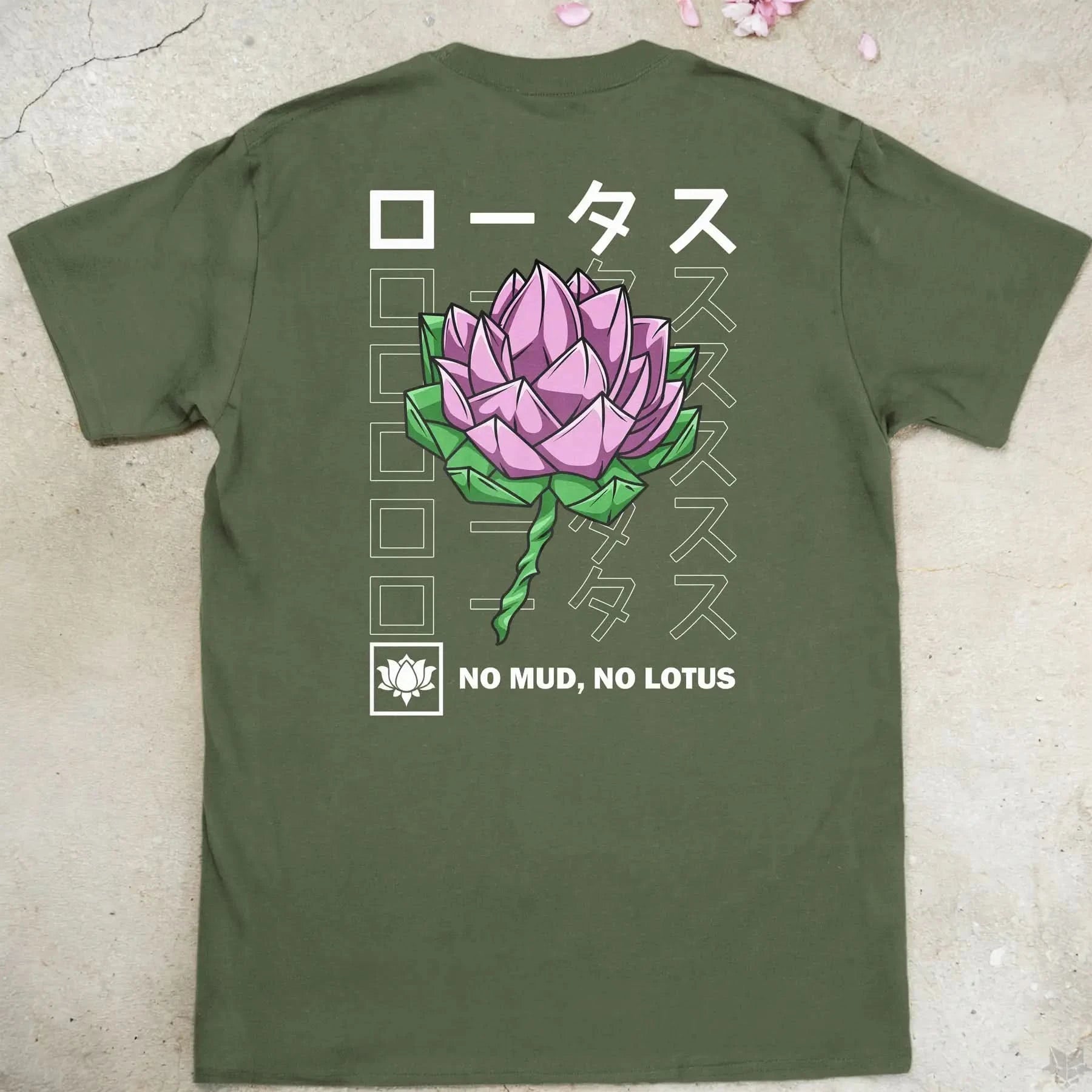 Nelumbo | back print ❀ T-shirt