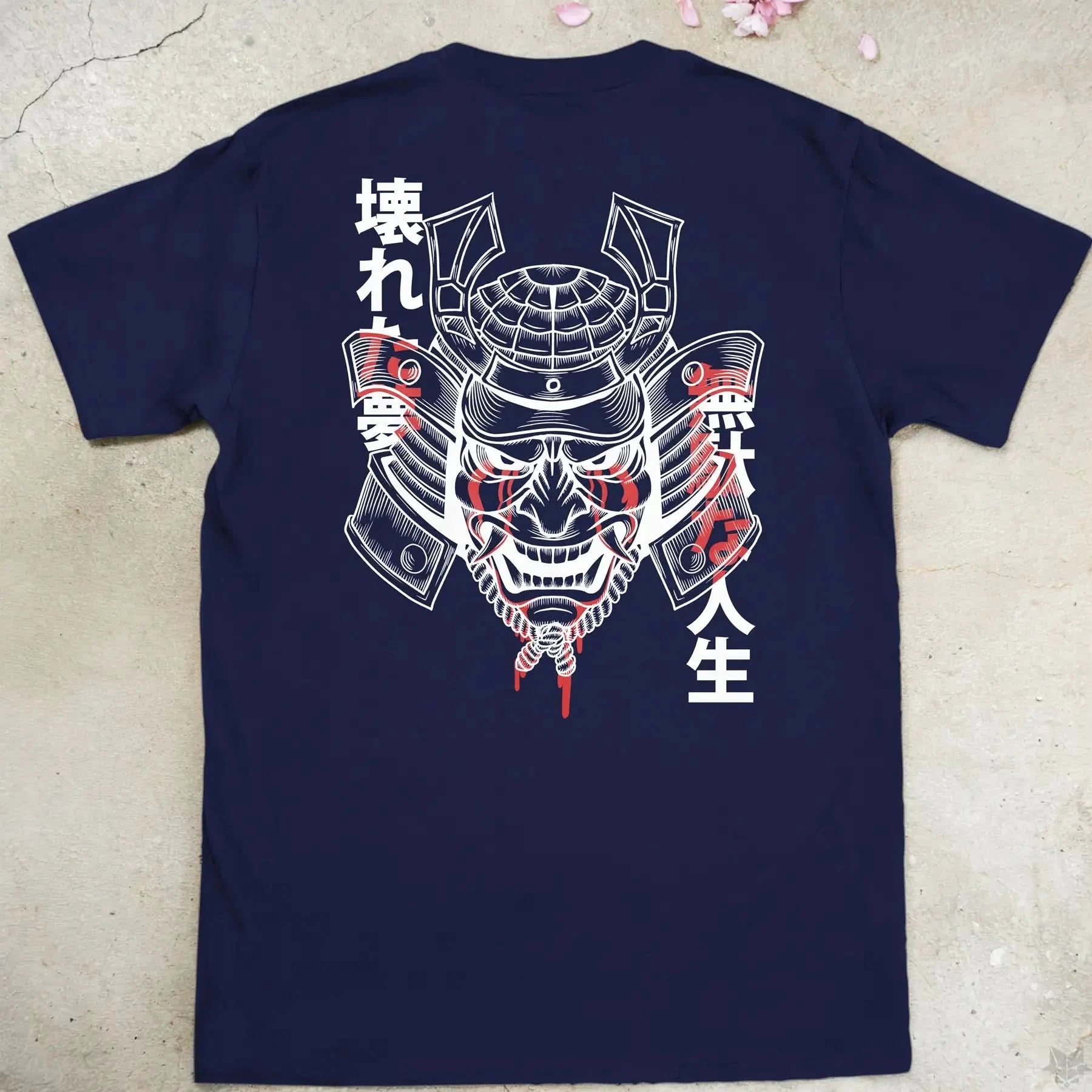 Broken Samurai | back print ❀ T-shirt