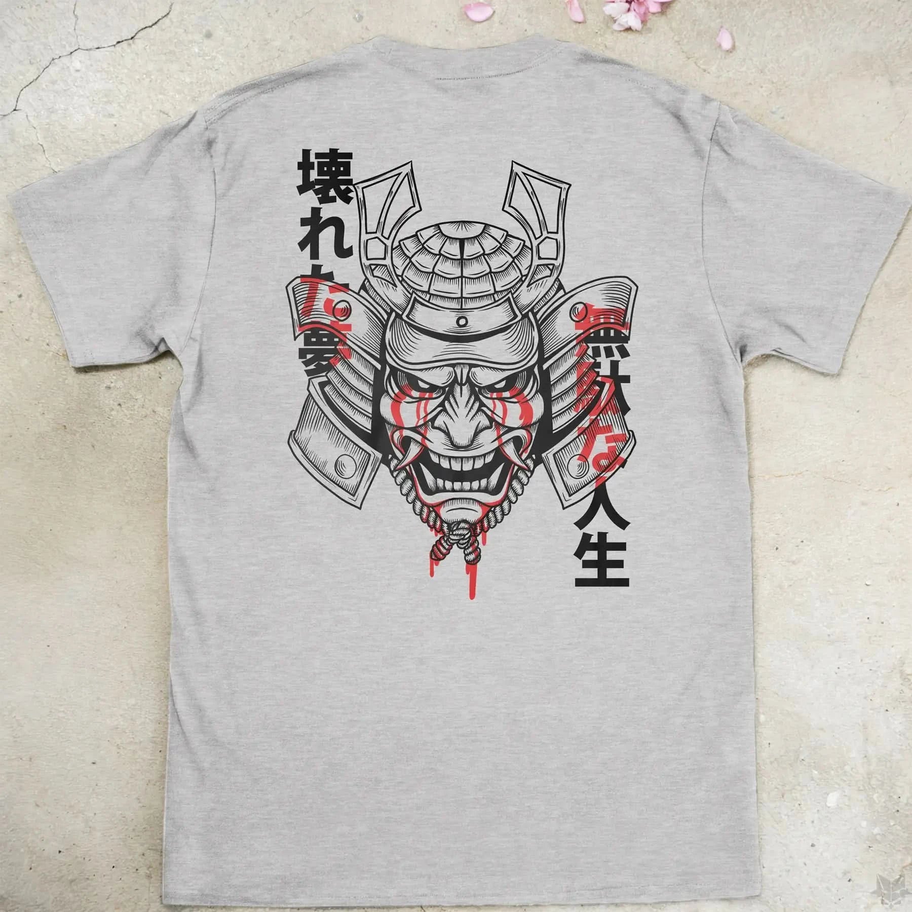 Broken Samurai | back print ❀ T-shirt