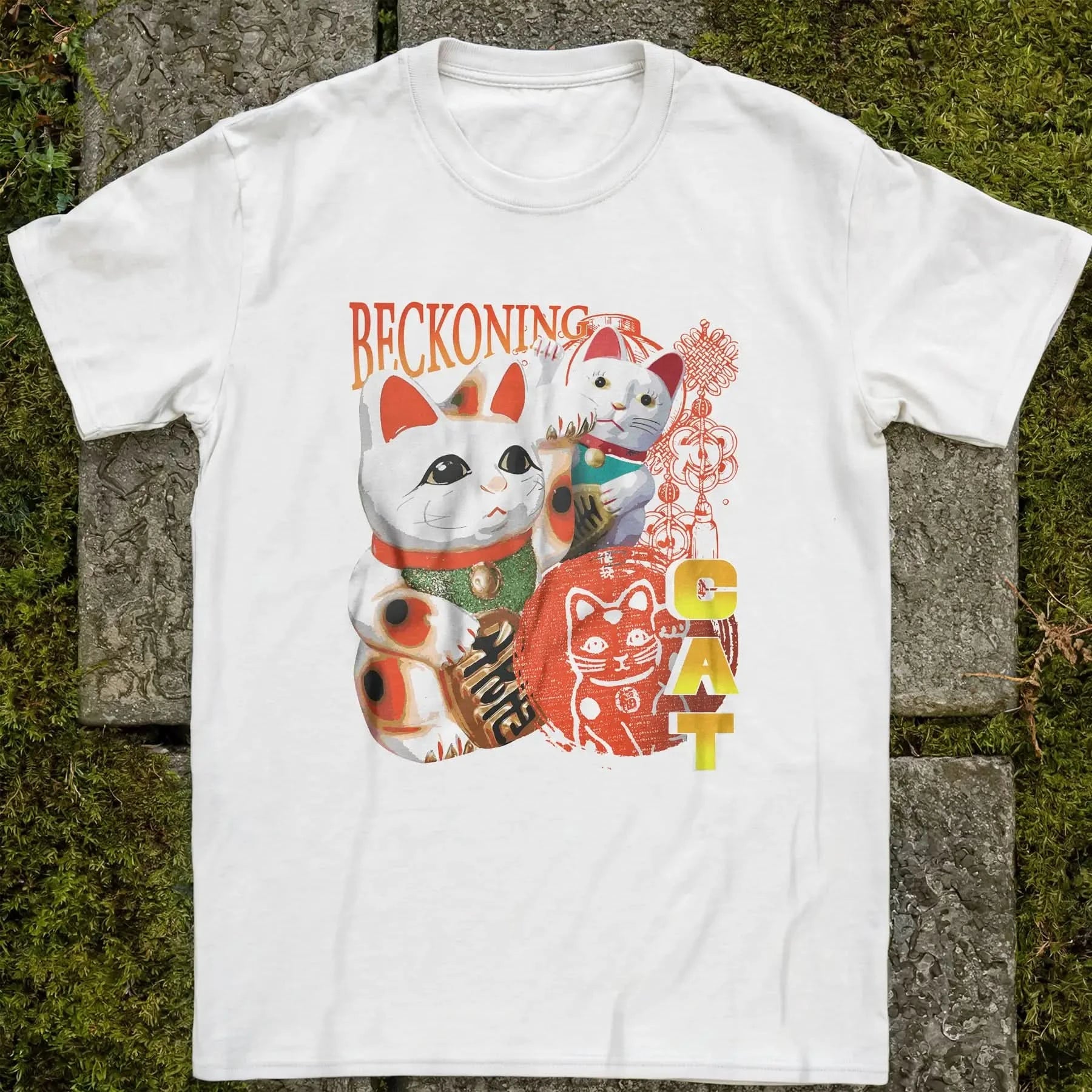 Bootleg Beckoning Cat ❀ T-shirt