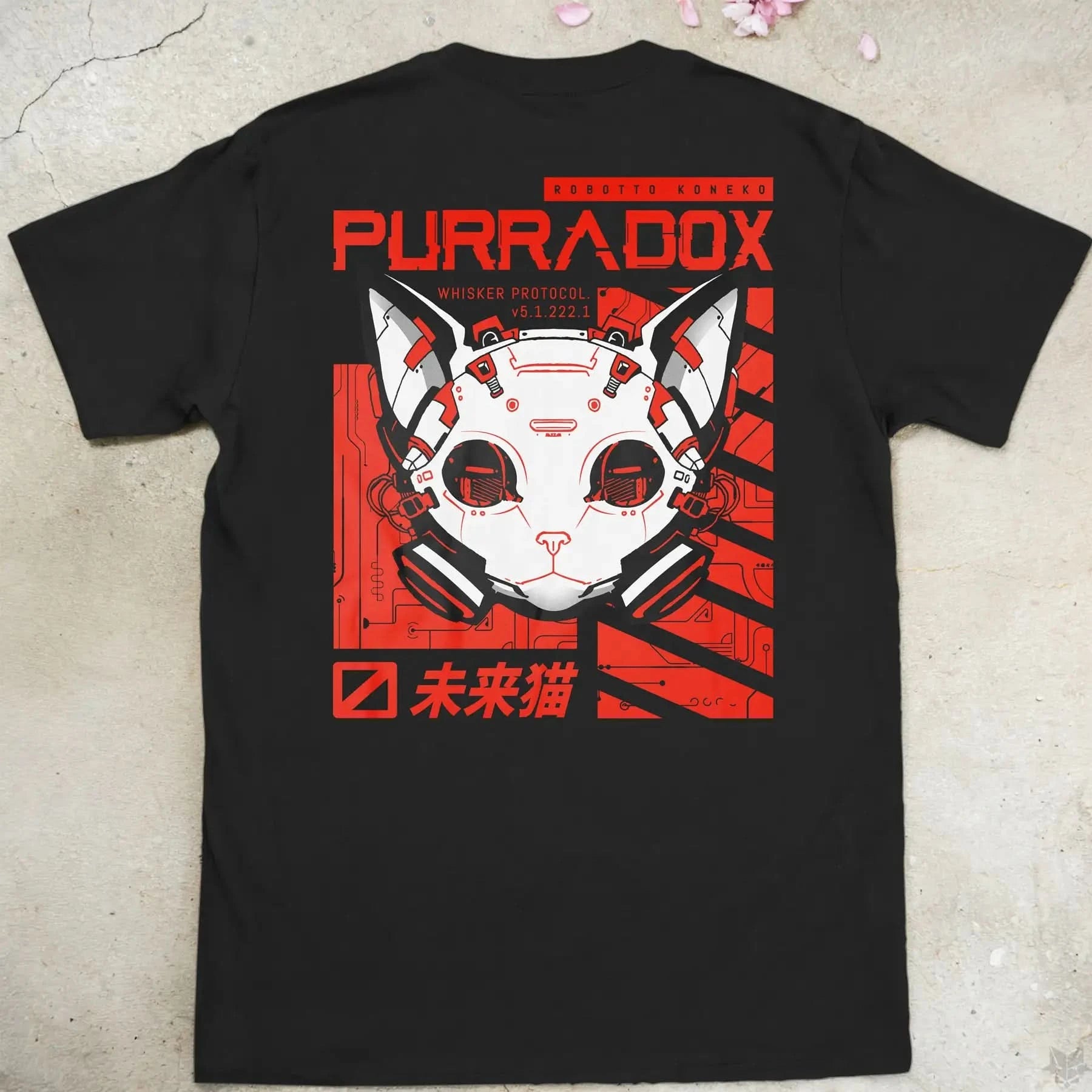 Purradox | back print ❀ T-shirt