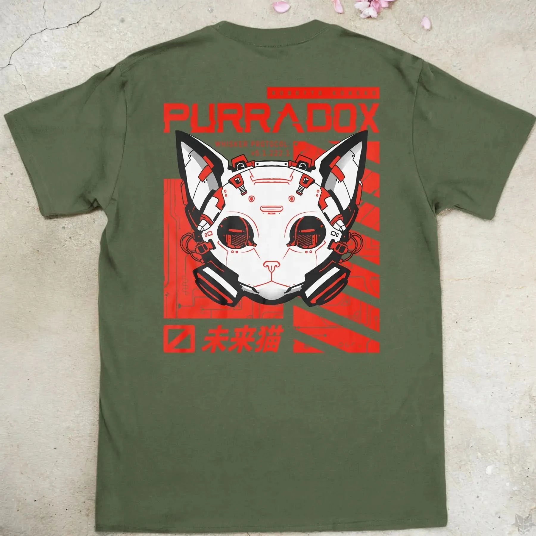 Purradox | back print ❀ T-shirt