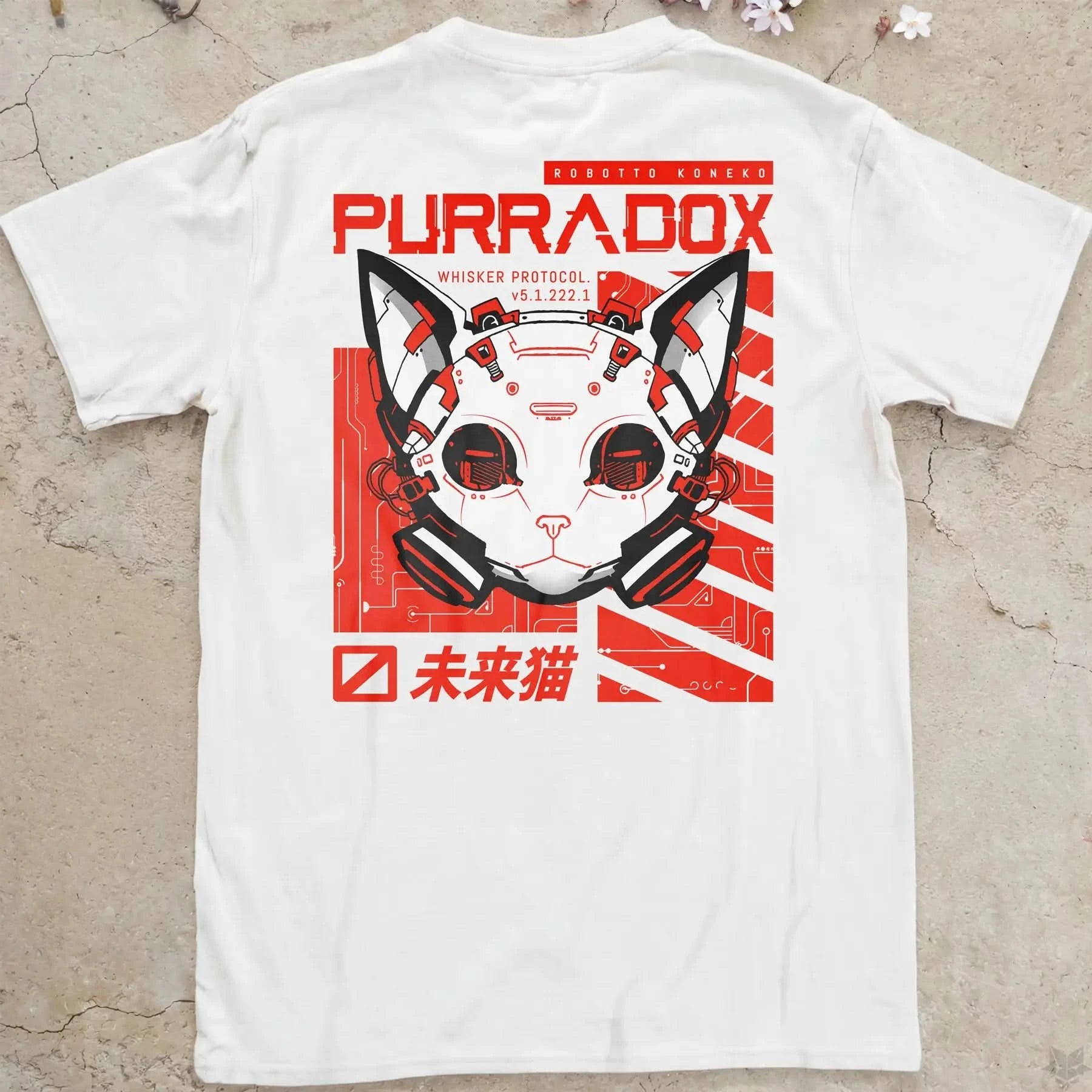 Purradox | back print ❀ T-shirt