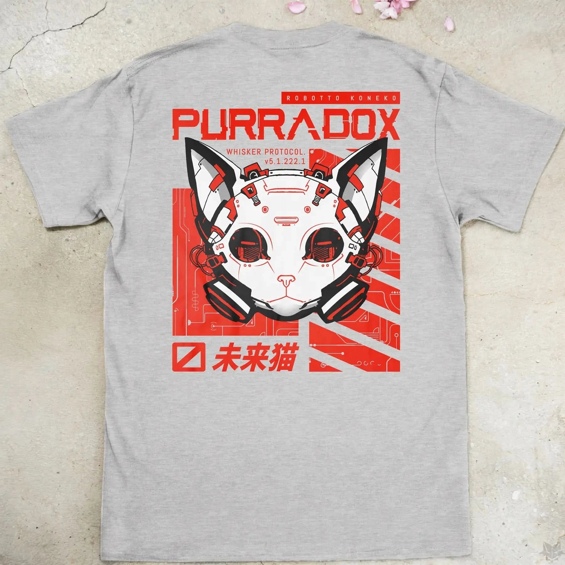 Purradox | back print ❀ T-shirt