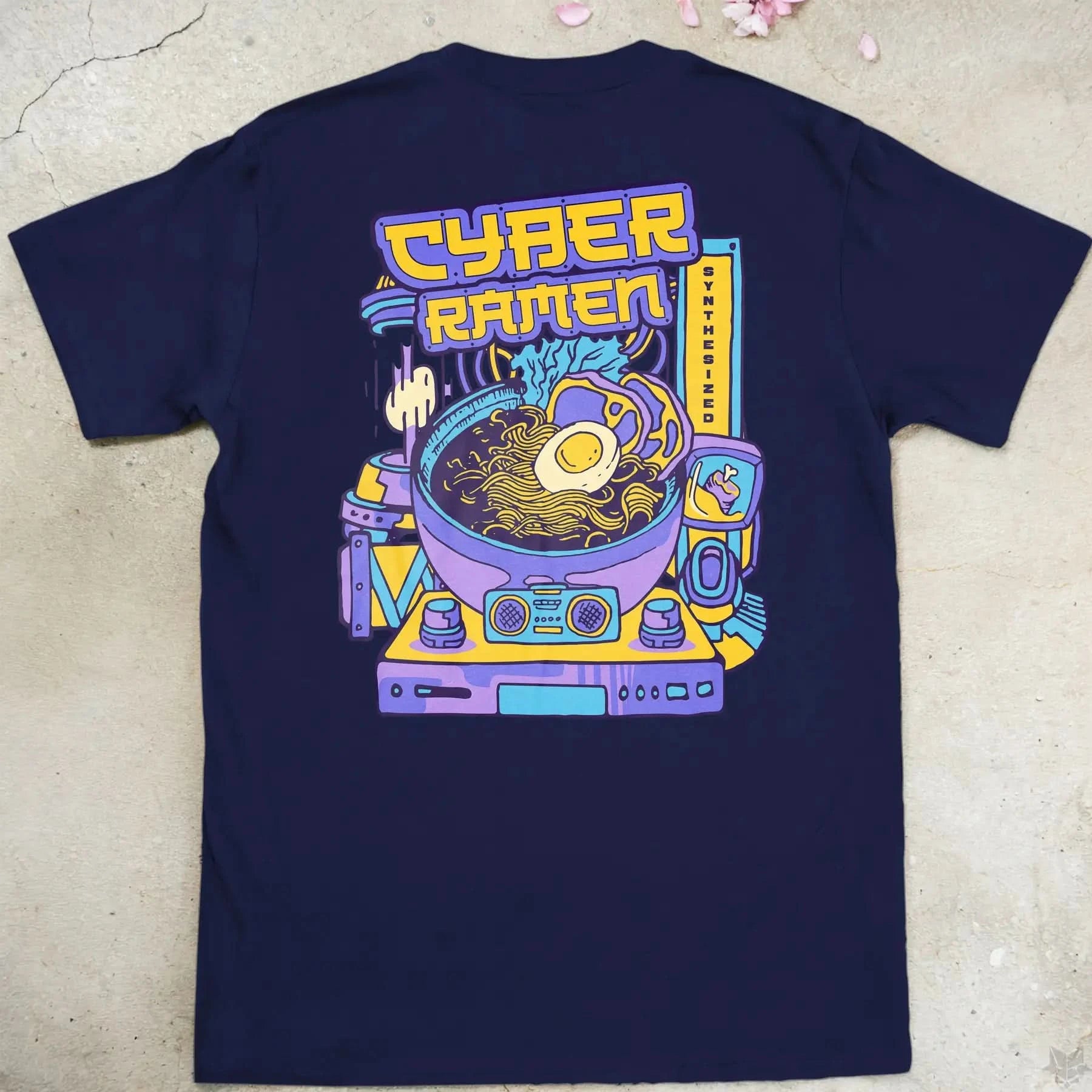 Cyber Ramen | back print ❀ T-shirt