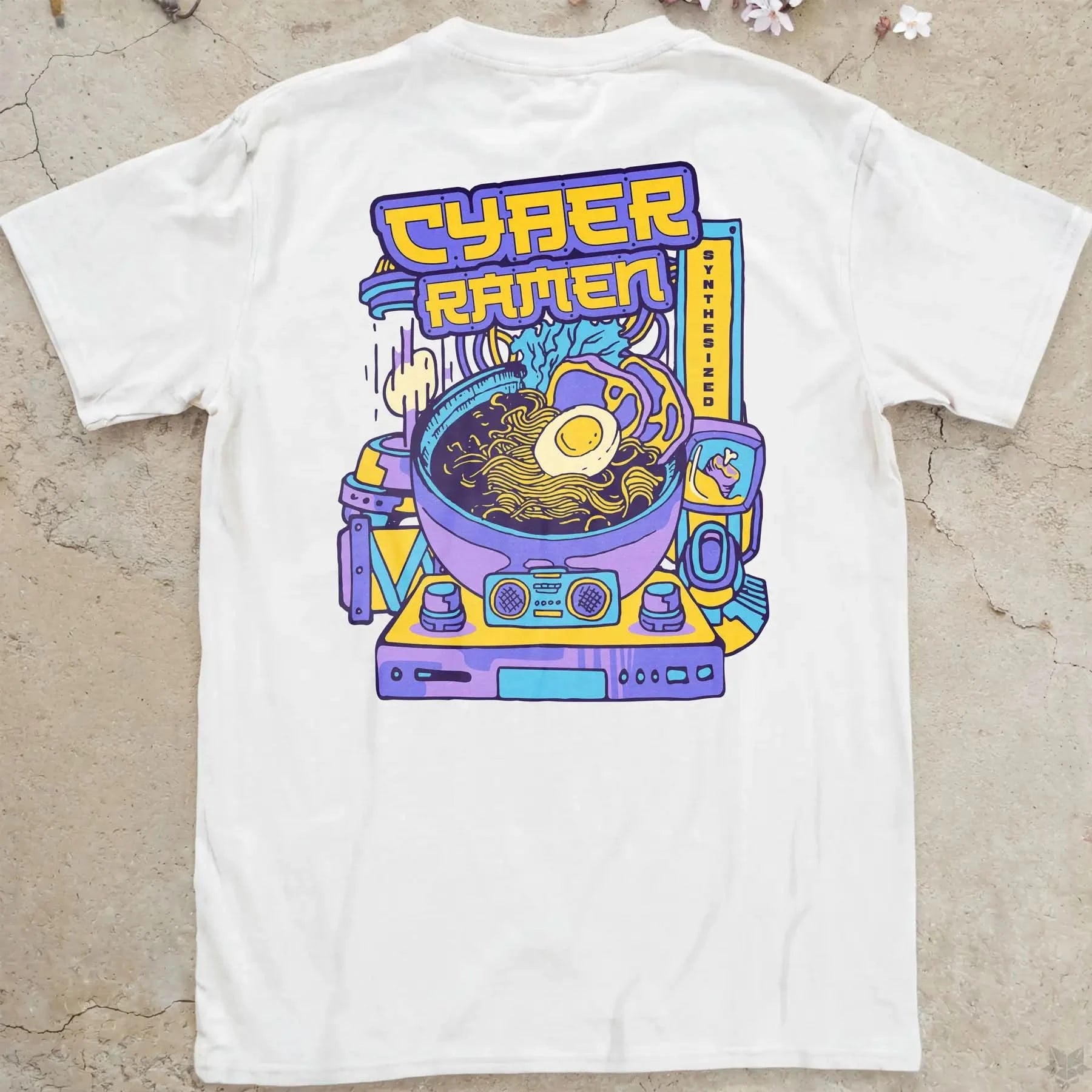 Cyber Ramen | back print ❀ T-shirt