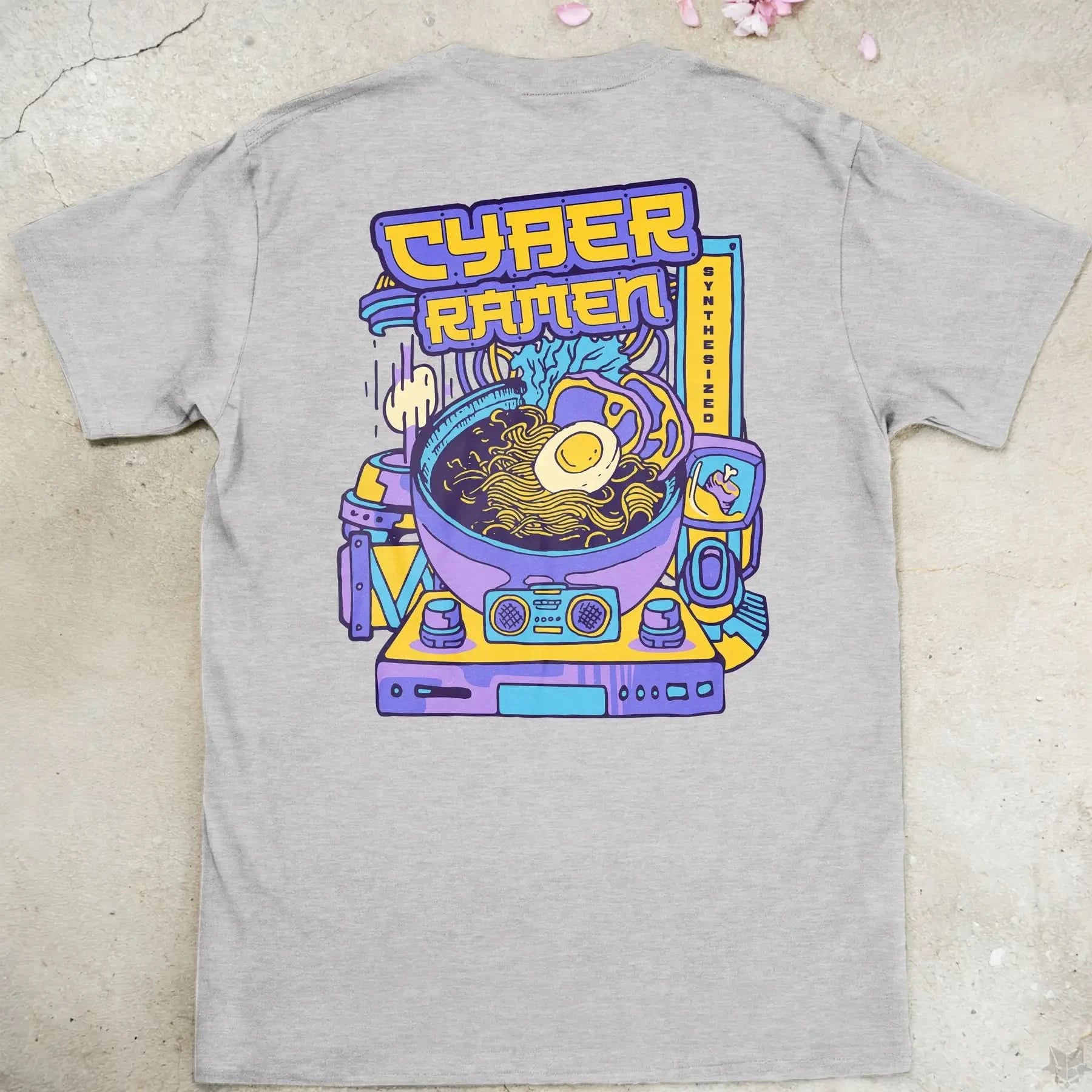 Cyber Ramen | back print ❀ T-shirt