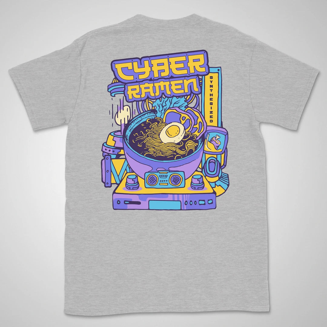 Cyber Ramen | back print ❀ T-shirt