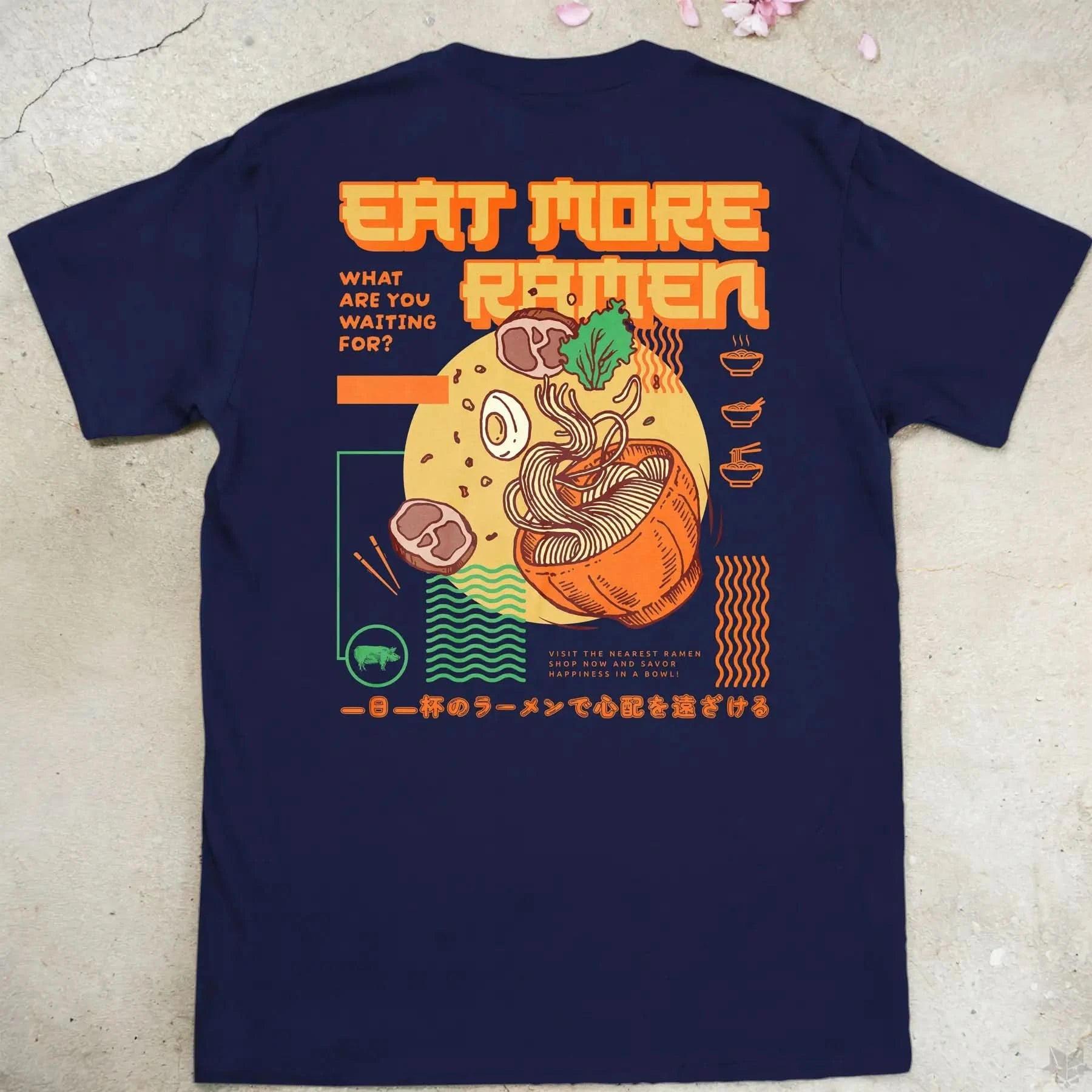 Eat More Ramen Gen1 | back print ❀ T-shirt