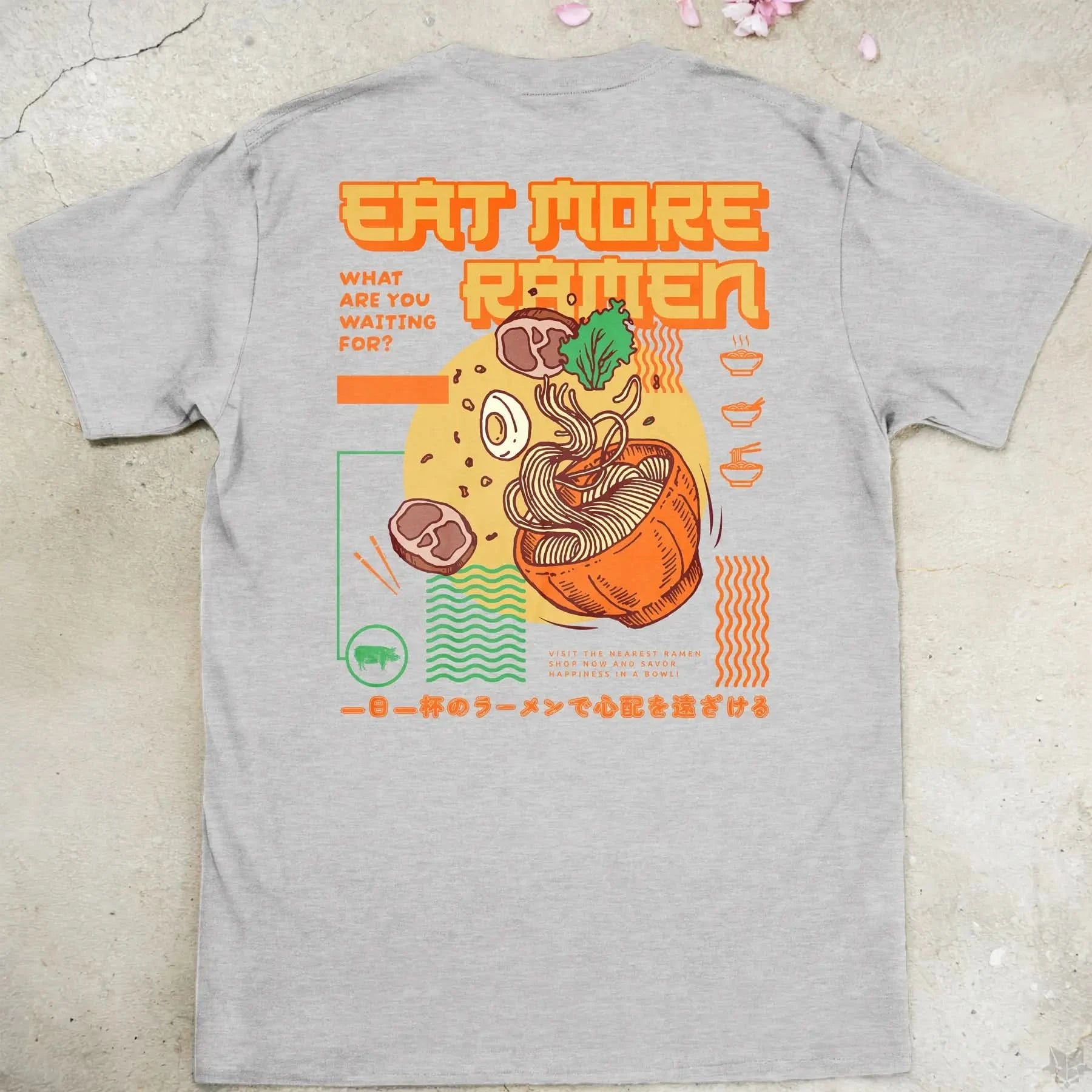 Eat More Ramen Gen1 | back print ❀ T-shirt