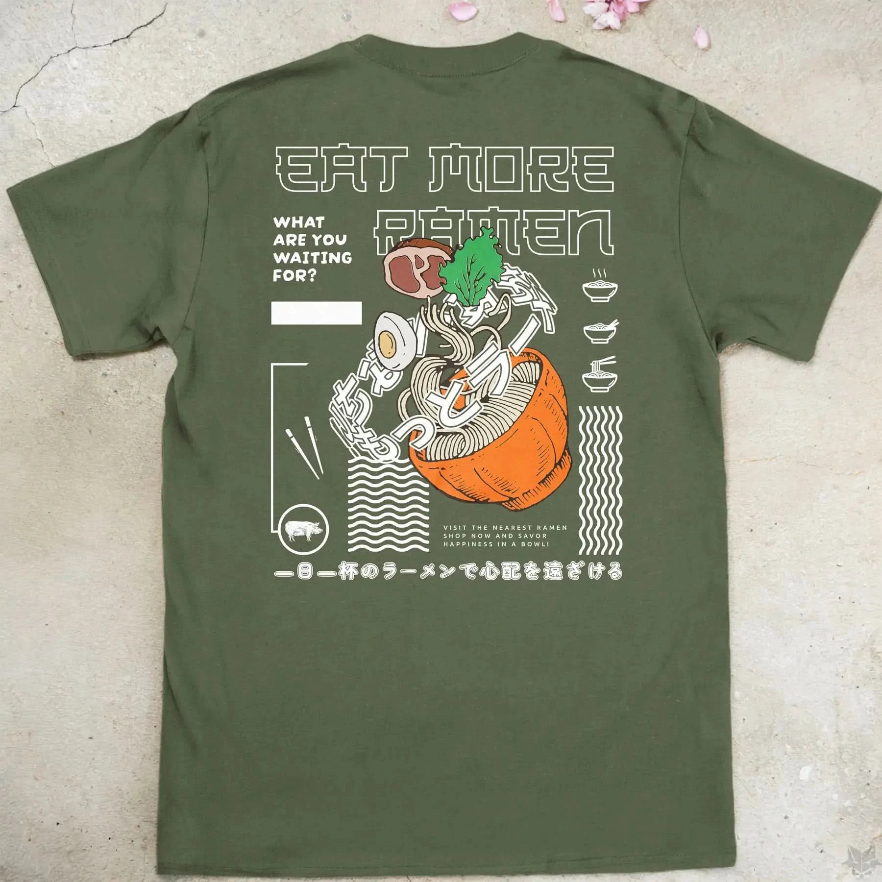 Eat More Ramen Gen2 | back print ❀ T-shirt