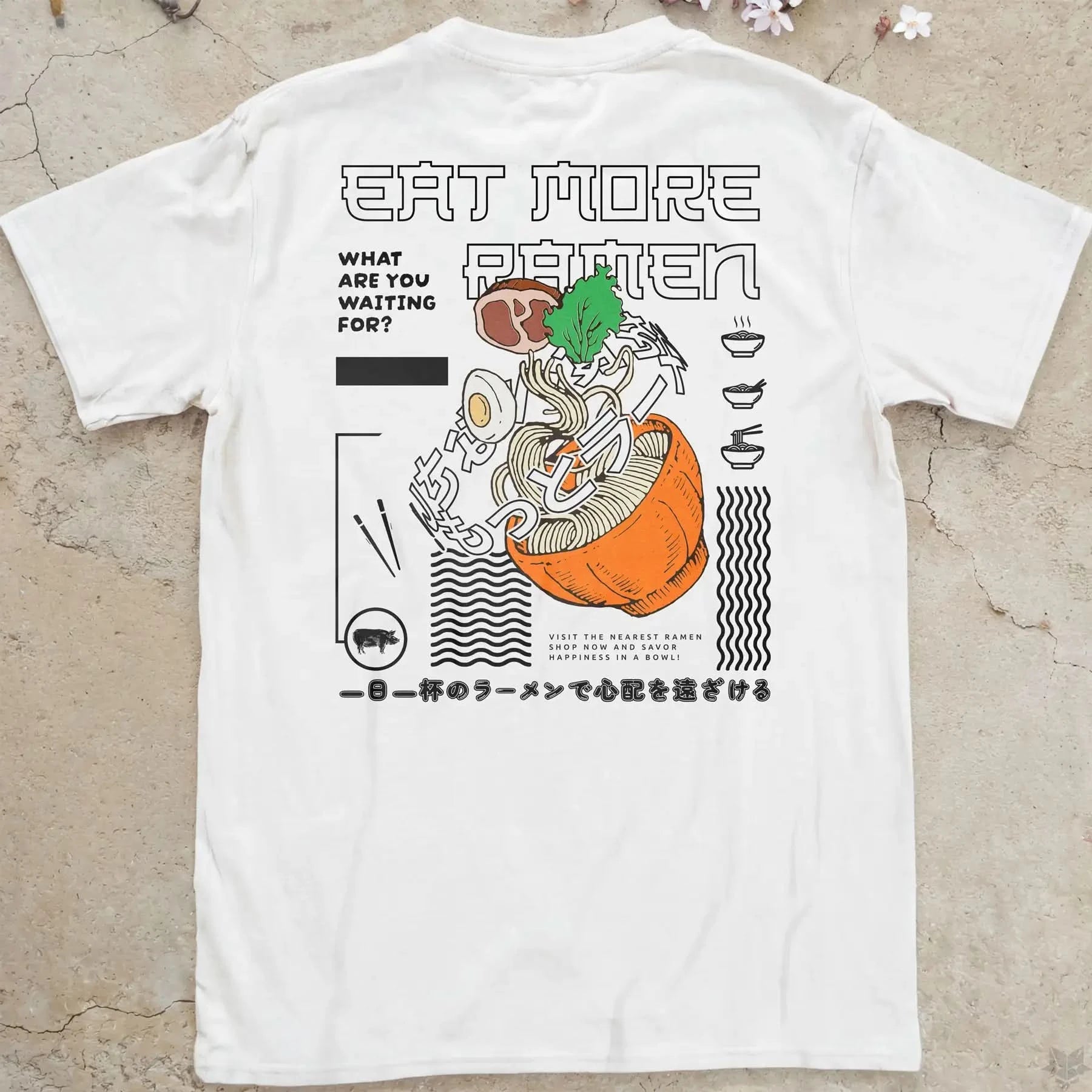 Eat More Ramen Gen2 | back print ❀ T-shirt