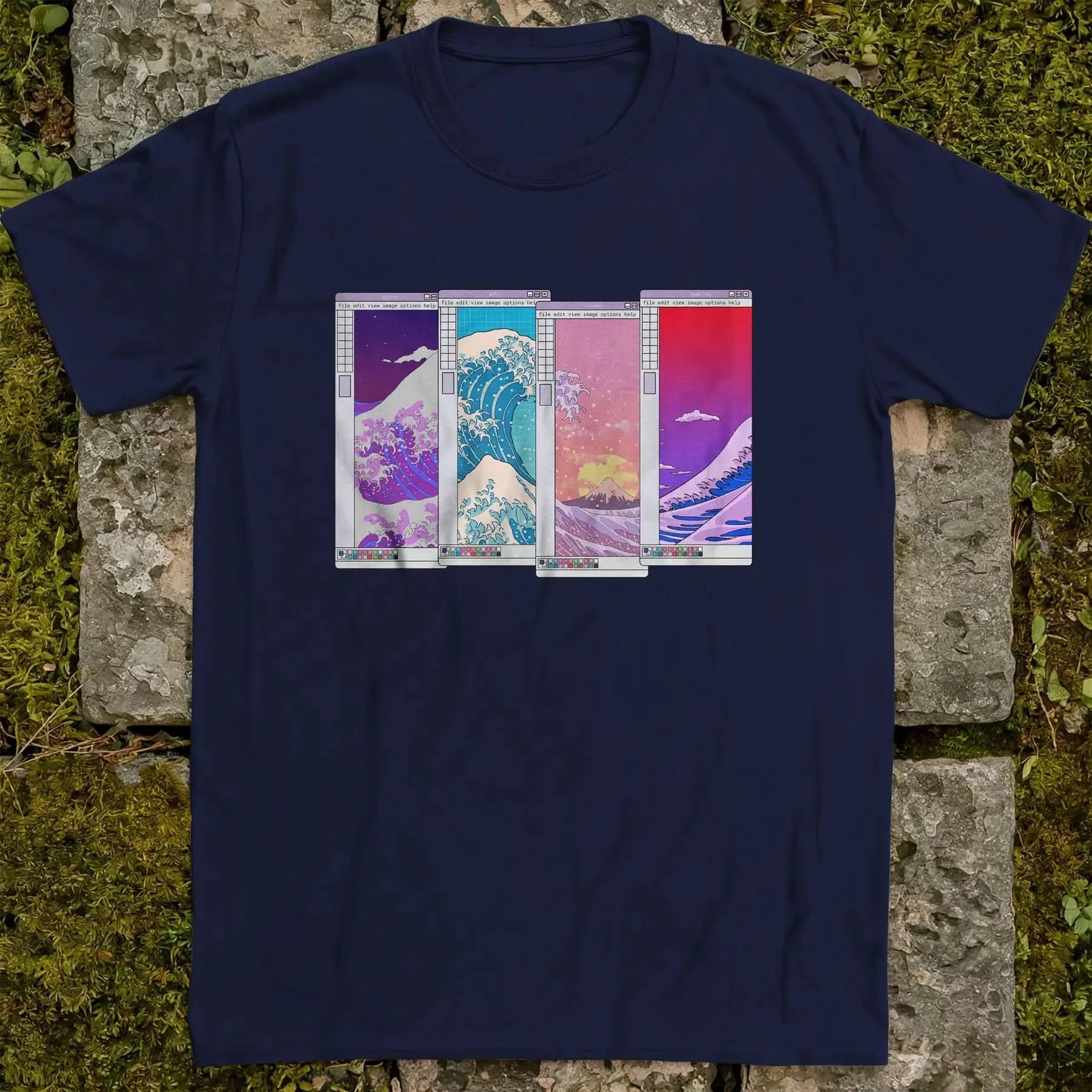 Great Wave Off LoFi ❀ T-shirt