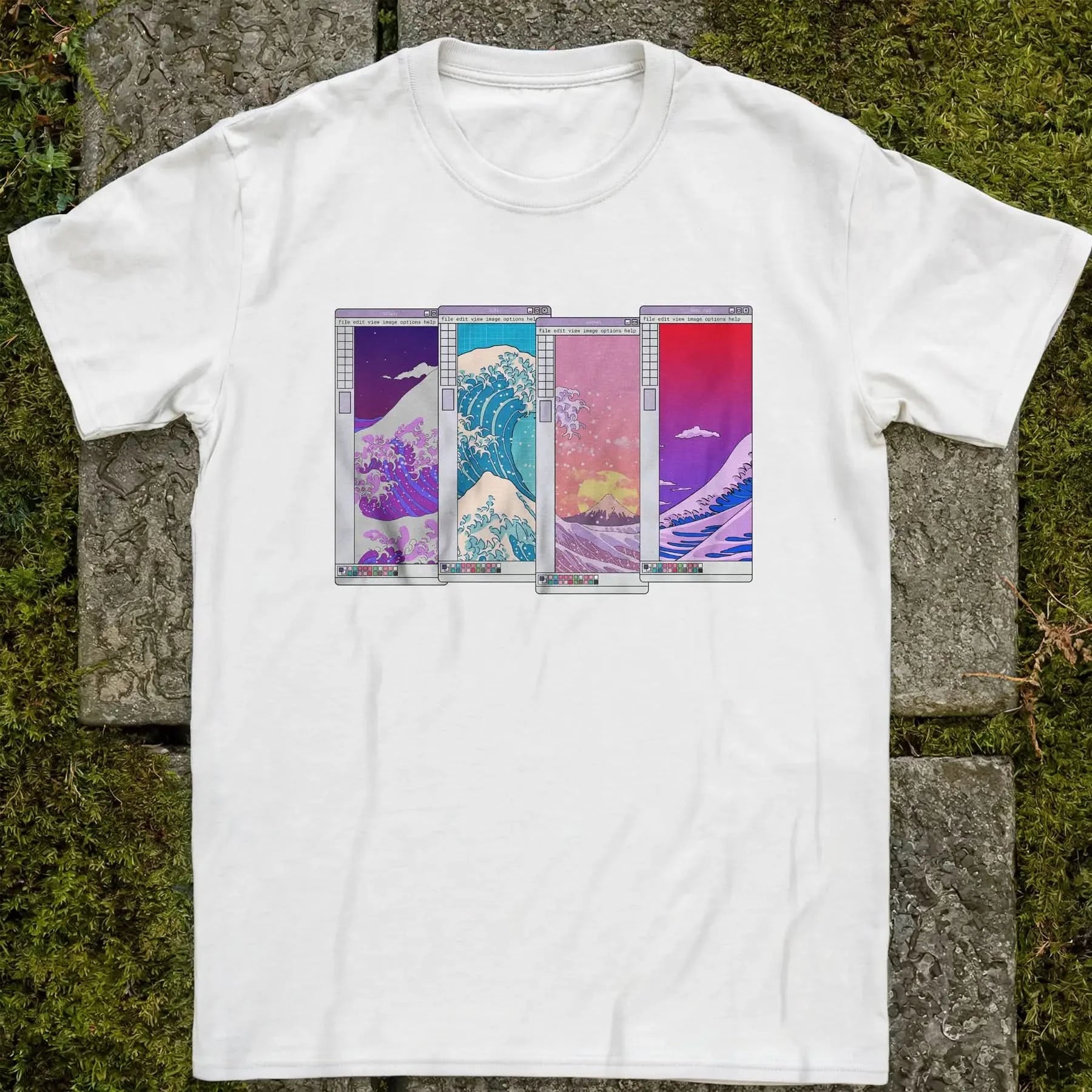 Great Wave Off LoFi ❀ T-shirt