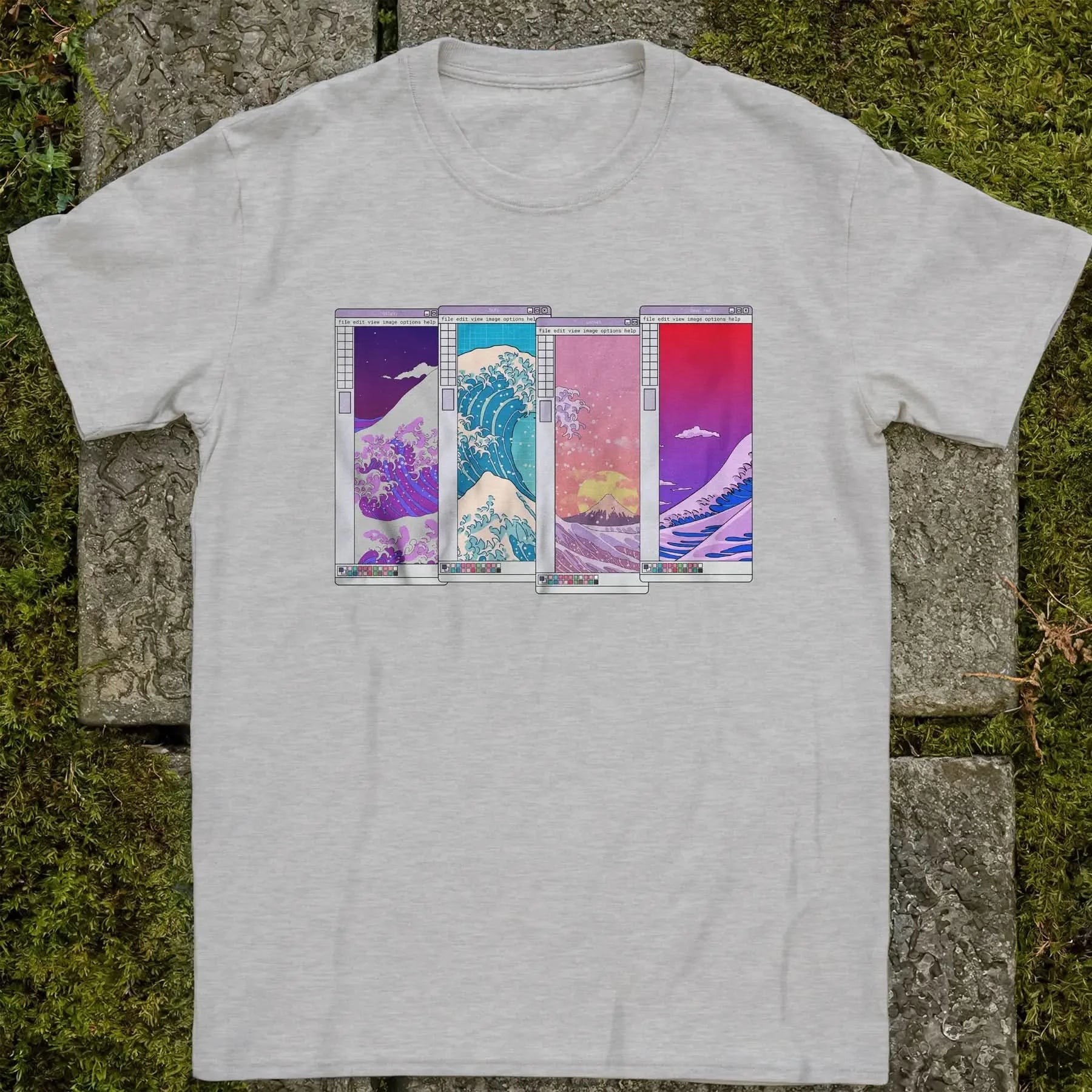 Great Wave Off LoFi ❀ T-shirt