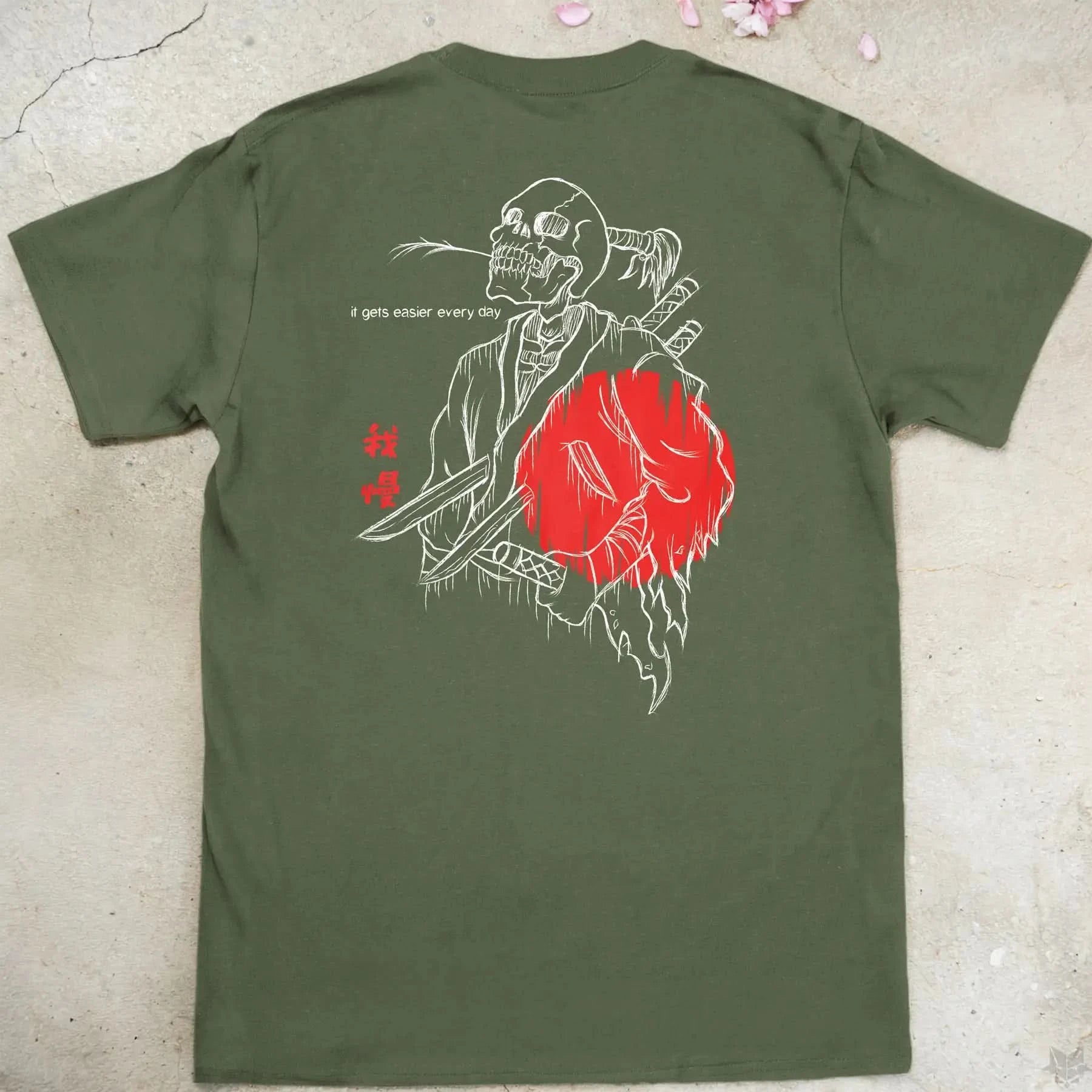 Endure, struggler | back print ❀ T-shirt