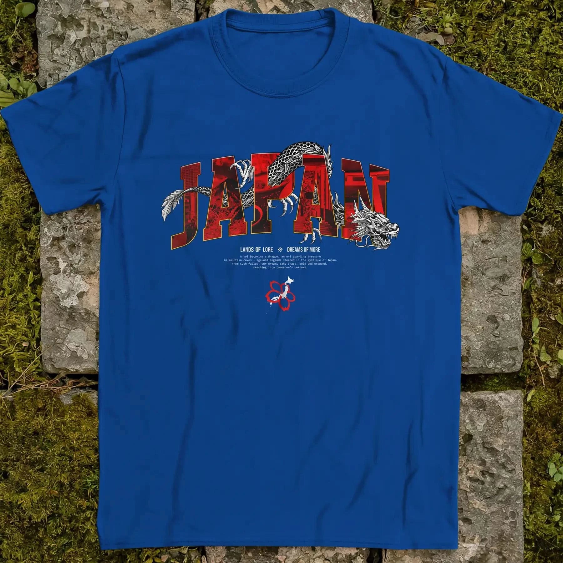 Japan Lands Of Lore Red ❀ T-shirt