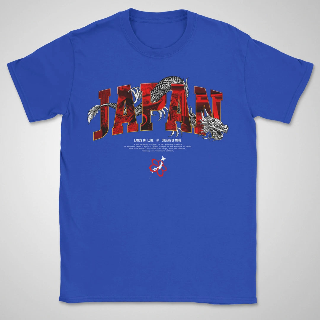 Japan Lands Of Lore Red ❀ T-shirt